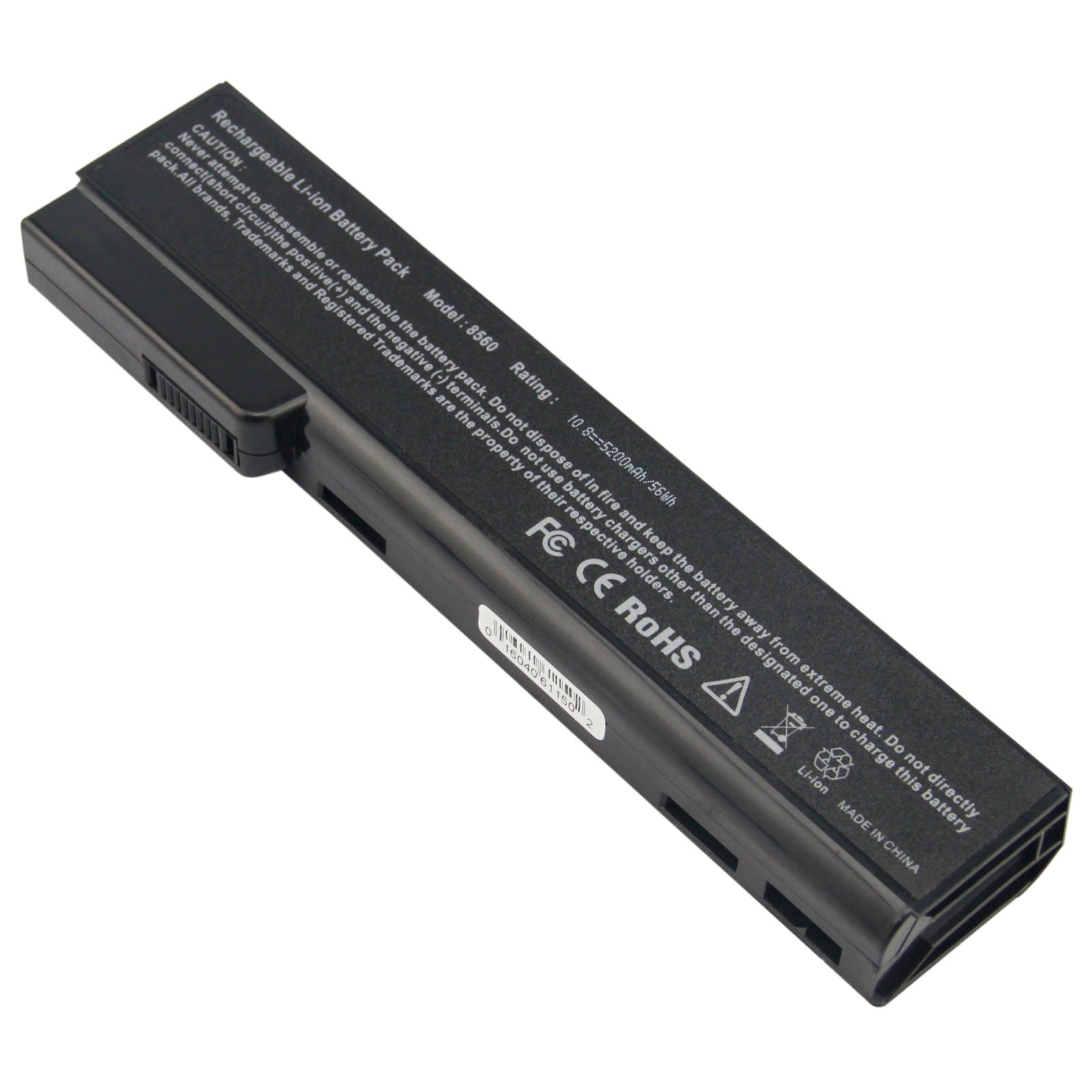 Laptop Battery for HP EliteBook 8460P 8460W 8470P 8560P 8570P; HP ProBook 6360B 6460B 6465B 6470B 6560B 6565B 6570B Notebook, P/N CC06 QK642AA 628666-001 630919-421 HSTNN-F08C HSTNN-OB2G