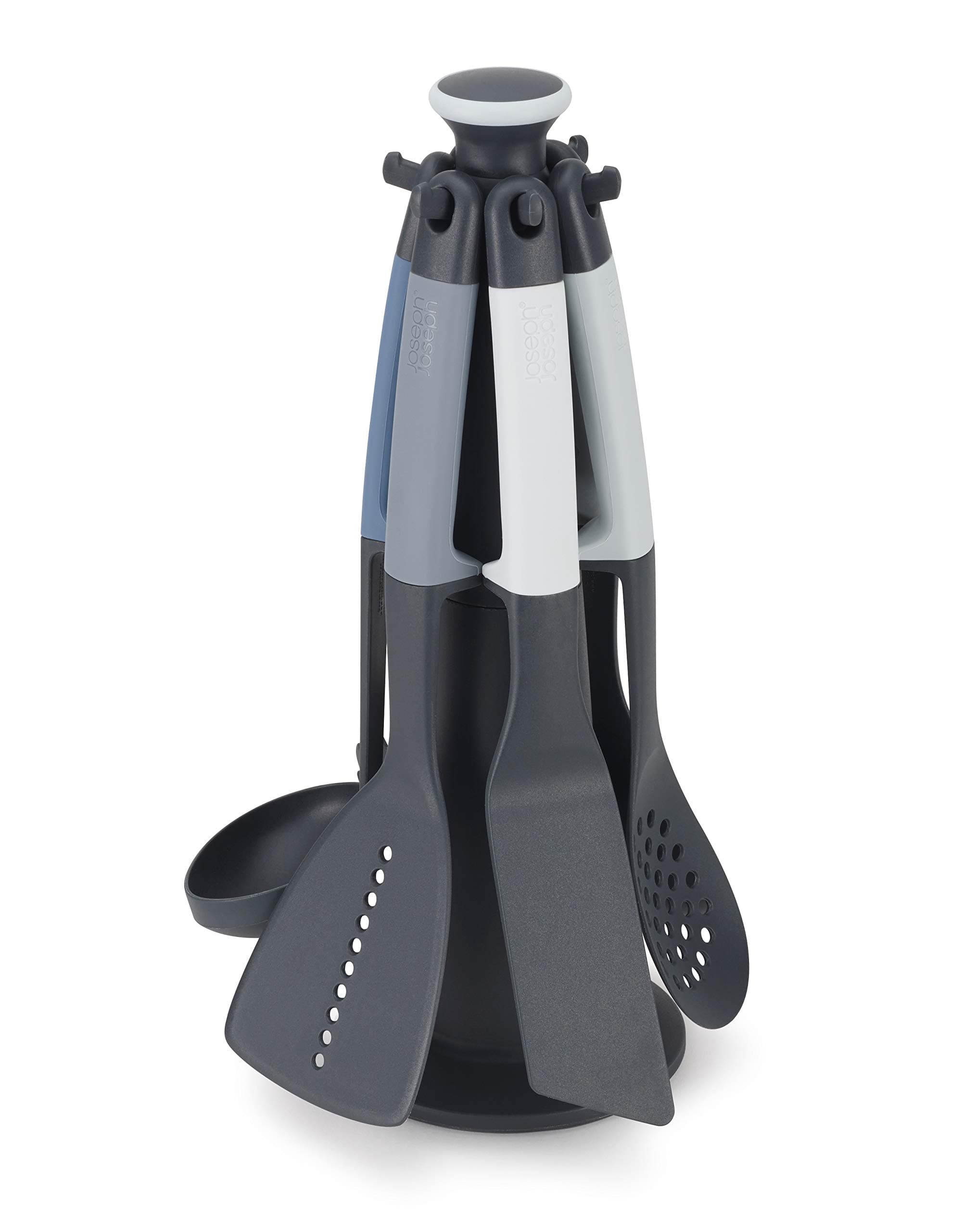 Joseph Joseph 10525 Turner, Turner, Tongs, Elevate, Carousel Set, Kitchen Tool Set, Sky