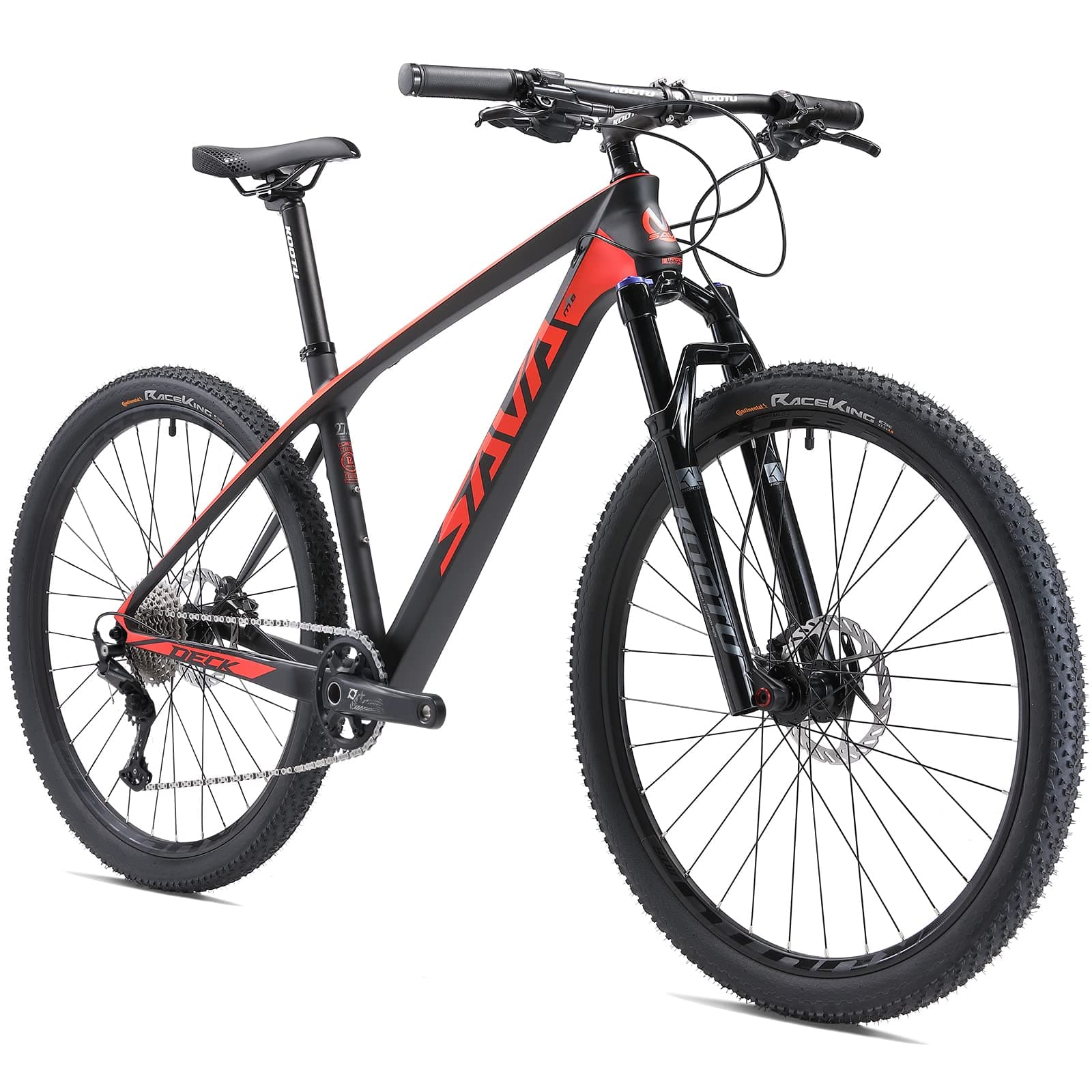 SAVADECK Flamme1.0 Carbon Mountain Bike 27.5"/29" Carbon Fiber Frame Hardtail Mountain Bicycle Ultralight XC MTB with 12 Speed Shimano Deore M6100 Drivetrain