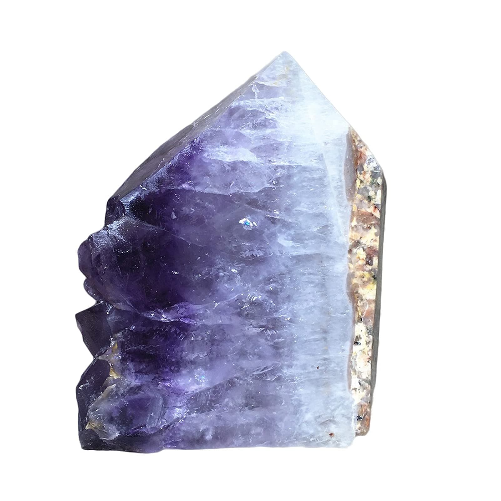Stones Natural Tower Amethyst Quartz Crystal Wand Point Home Furnishing Decoration Feng Shui Healing Purple Stone