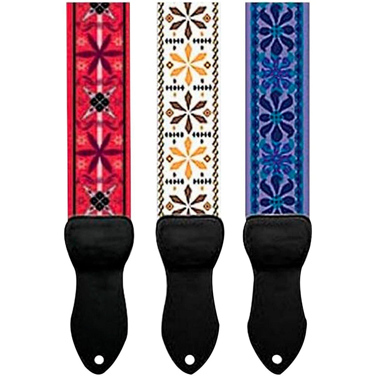 Onori USM-H4 2-Inch Hootenanny Guitar Strap with Custom Woven Patterns