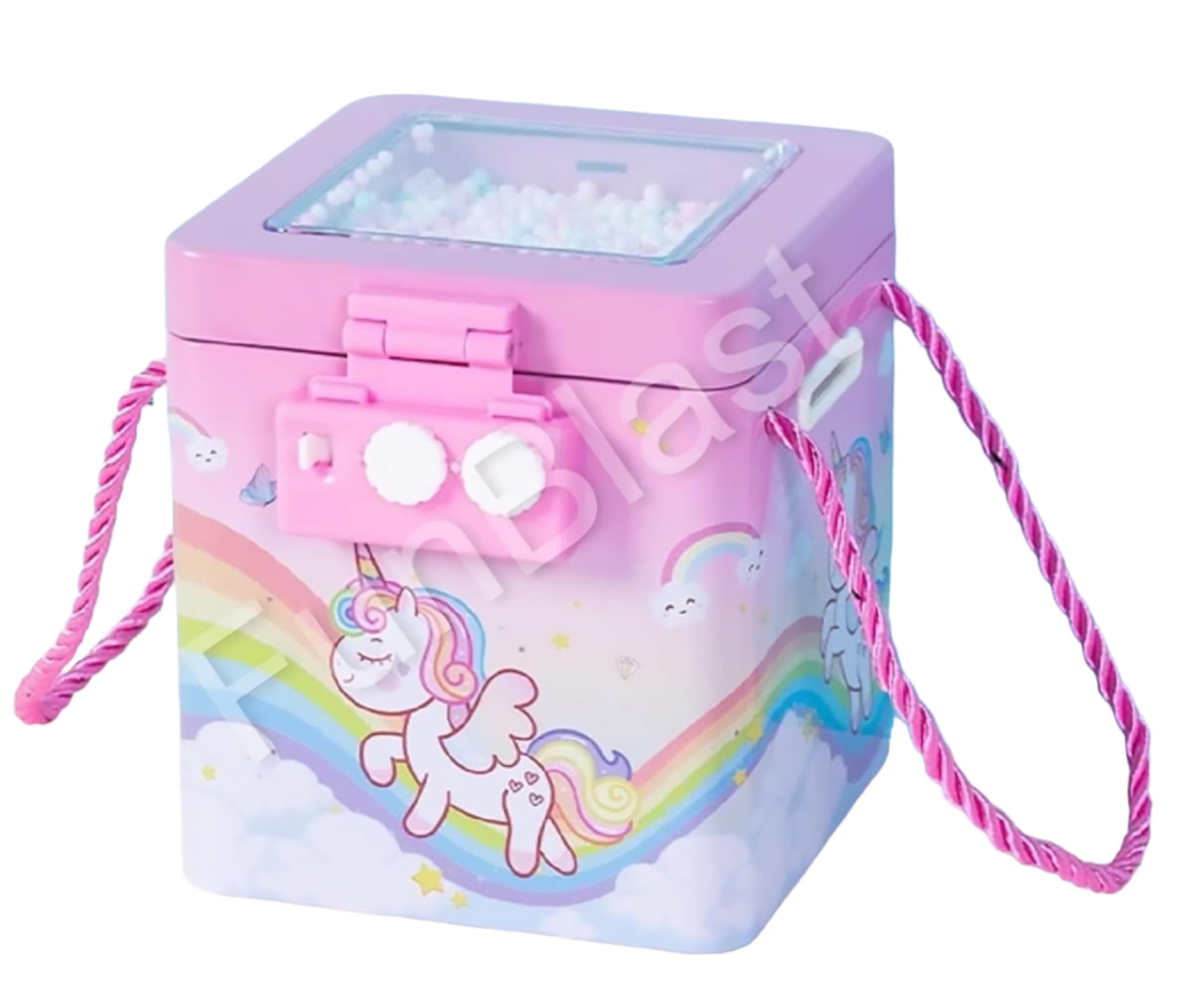 FunBlast Piggy Bank - Unicorn Coin Box for Kids, Money Bank for Kids, Piggy Bank, Money Box for Kid, Coin Box with Password, Gifts for Girls, Best Return Gifts for Kid (Unicorn)