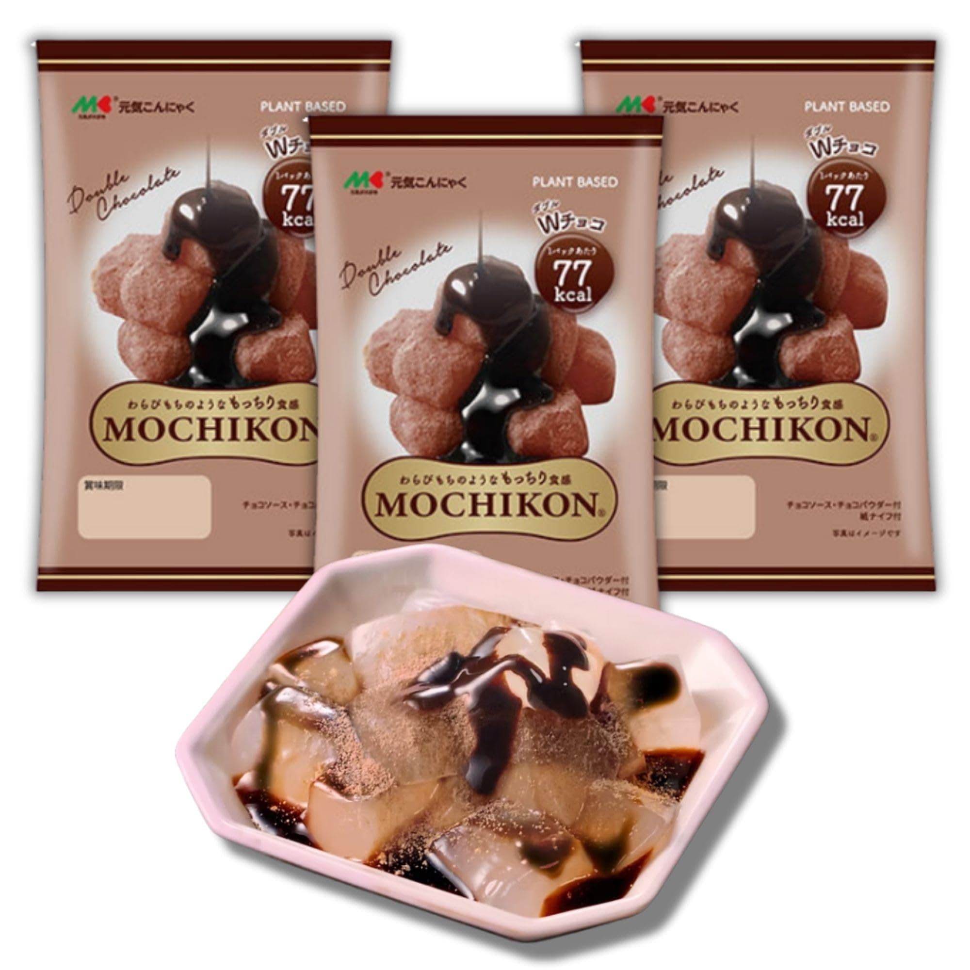 Mochikon - Ready-to-Eat Konjac Dessert with Mochi-Like Chewy Texture, Gluten-...