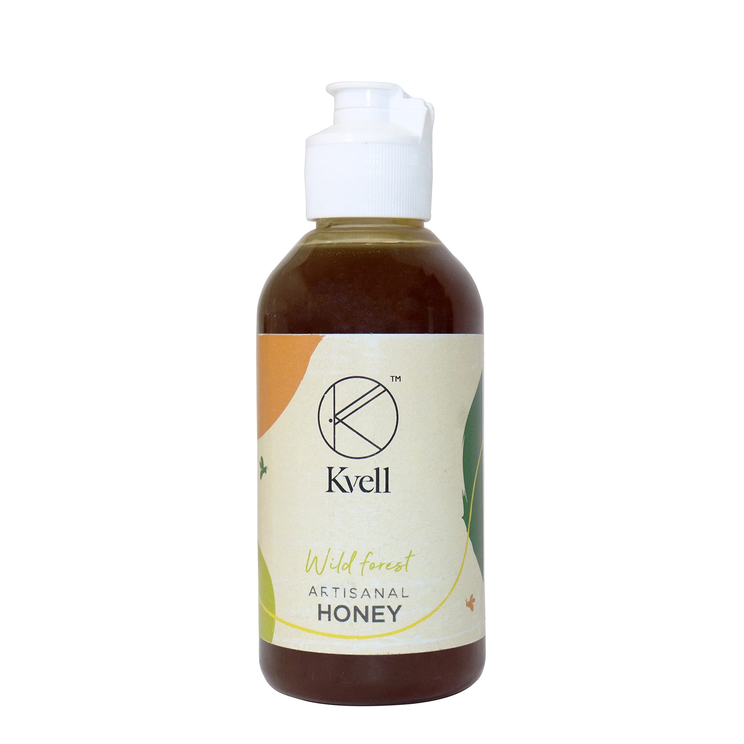 Kvell Wildforest Honey 325 g | NMR Tested | Pure, Unpasteurized, Unadulterated | Ethically sourced and of Natural Origin | May contain natural pollen