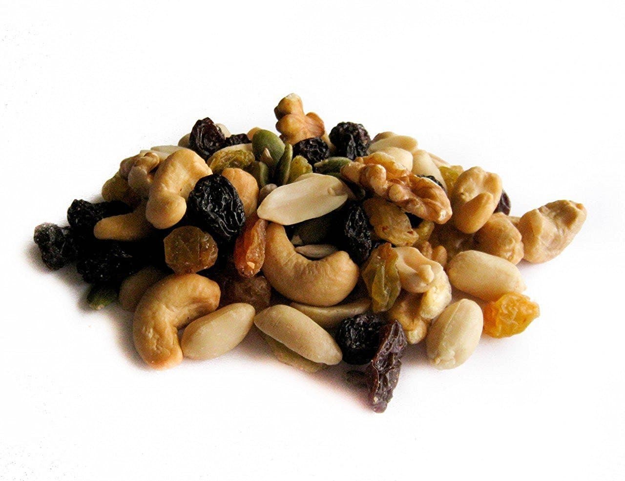 Raisin Energy Nut Mix All Natural and Freshly Made (1LB)