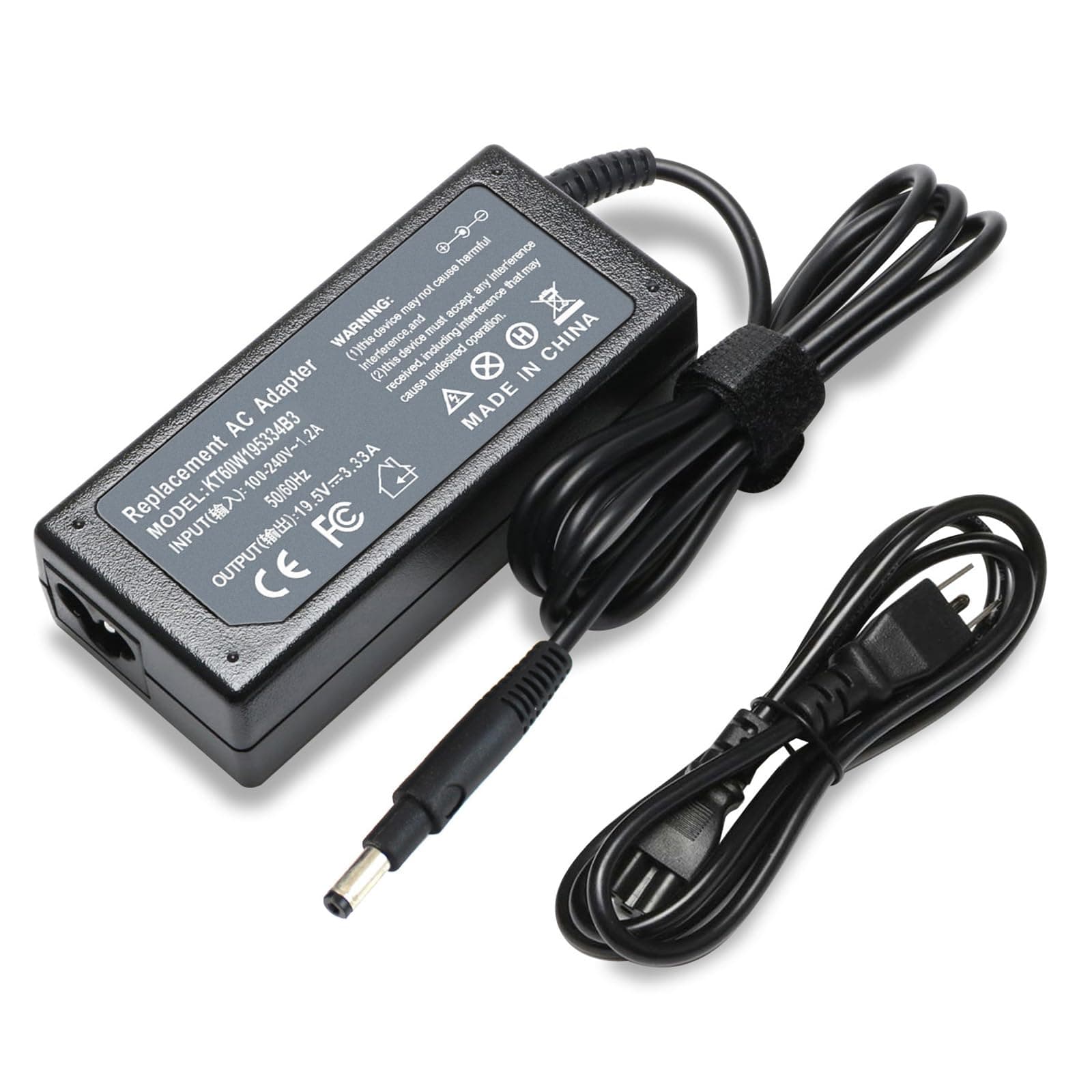 19.5V 3.33A 65W Charger Compatible with HP Pavilion TouchSmart Sleekbook 14-B109WM 15-B129WM 15-B119WM 15-B142DX 15-B143CL 14-B120DX 14-b000 14-c000, Envy 4 6 Series 693715-001 613149-001 677770-003