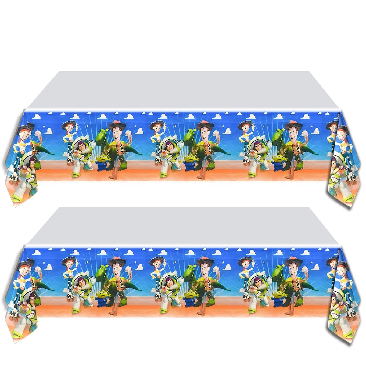 2pcs Toy Inspired Story Tablecloth Supplies Toy Game Story Party Decorations for Kids