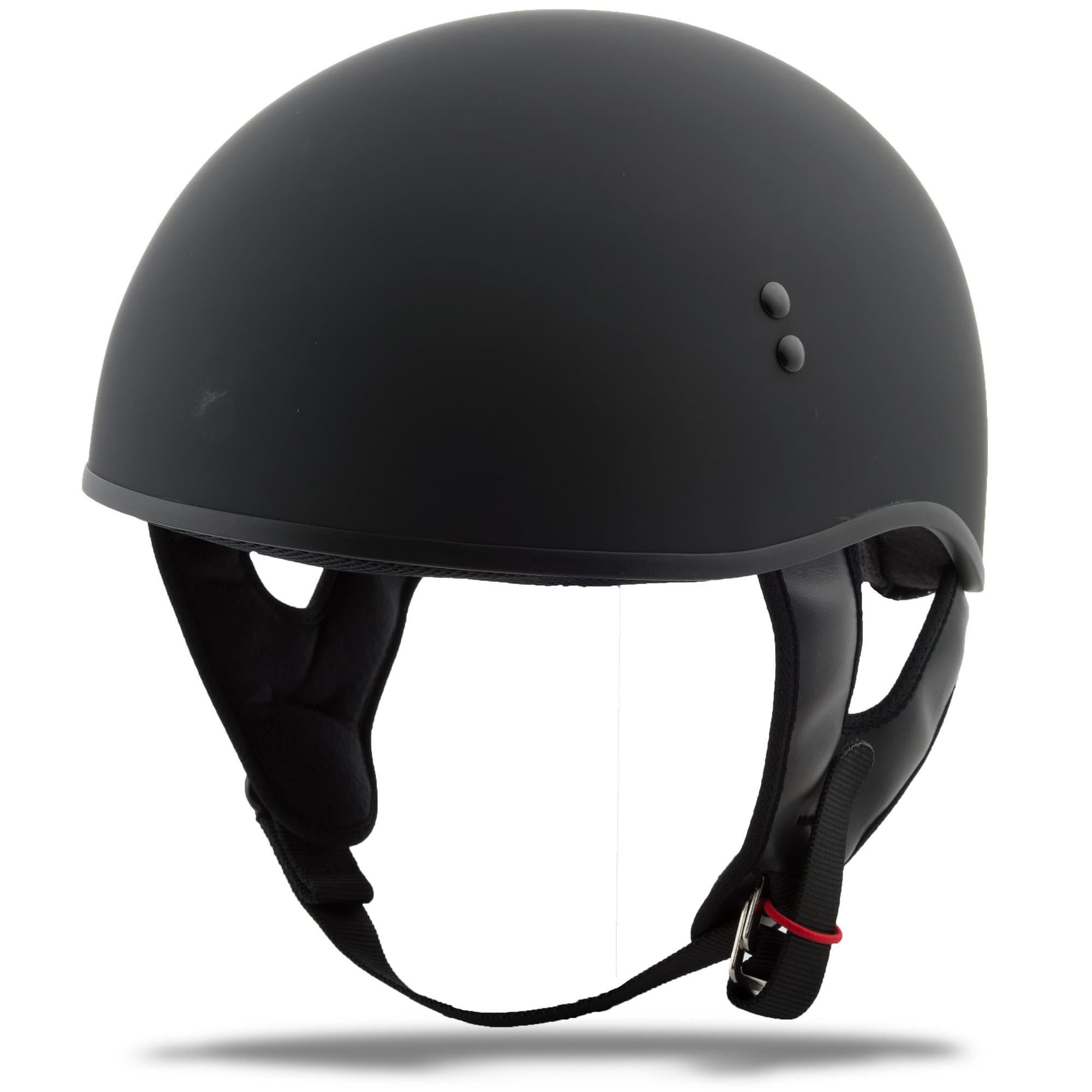 GMAXHH-45 Half-Helmet for Motorcycle, Moped, Scooter, and More (Matte Black, Medium)