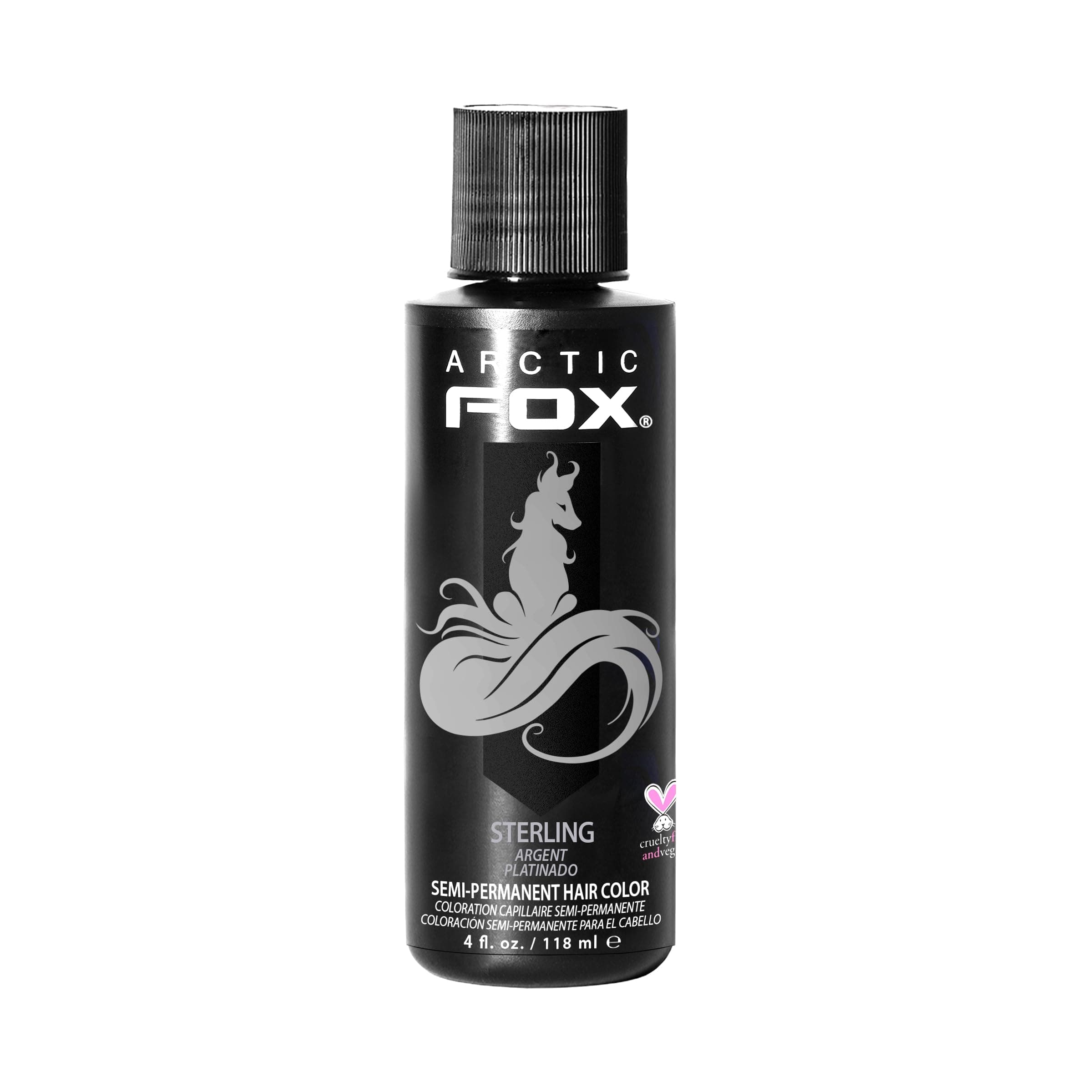 Vegan and Cruelty-Free Semi-Permanent Hair Color Dye (4 Fl Oz, STERLING)