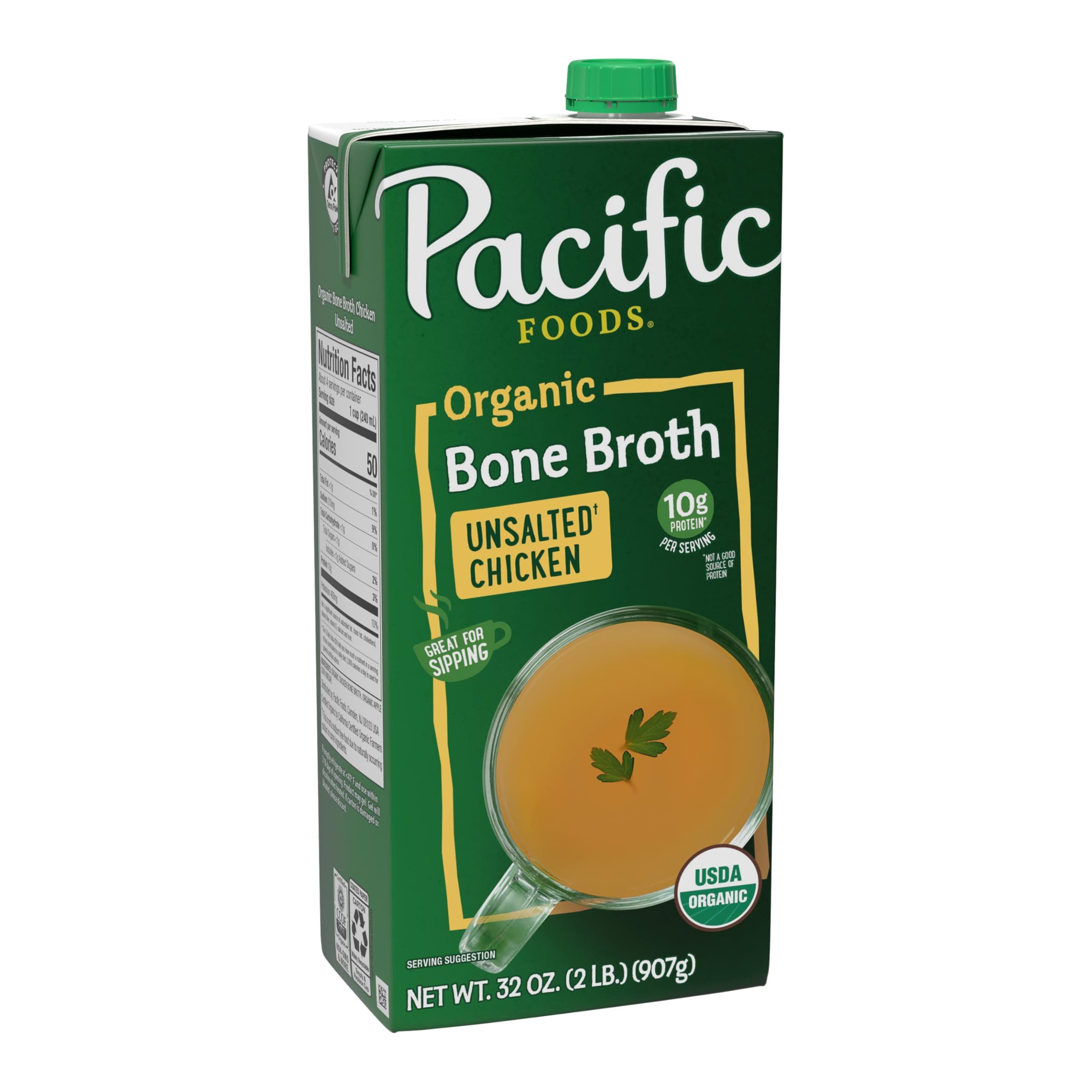 Pacific Foods Pacific Foods Organic Bone Broth Chicken 946ml, 946 ml