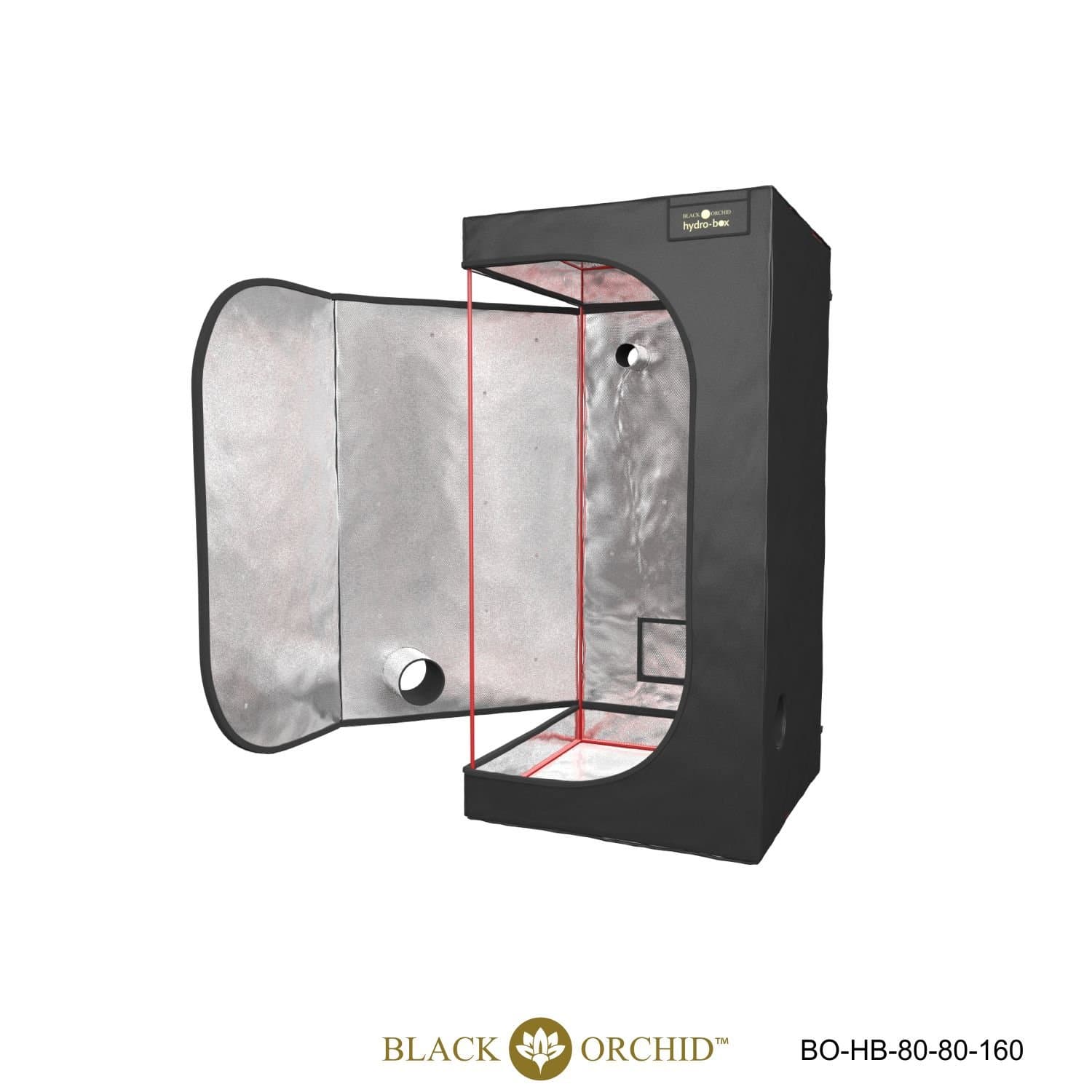 Black Orchid Hydroponic Grow Tent (80 x 80 x 160 cm)