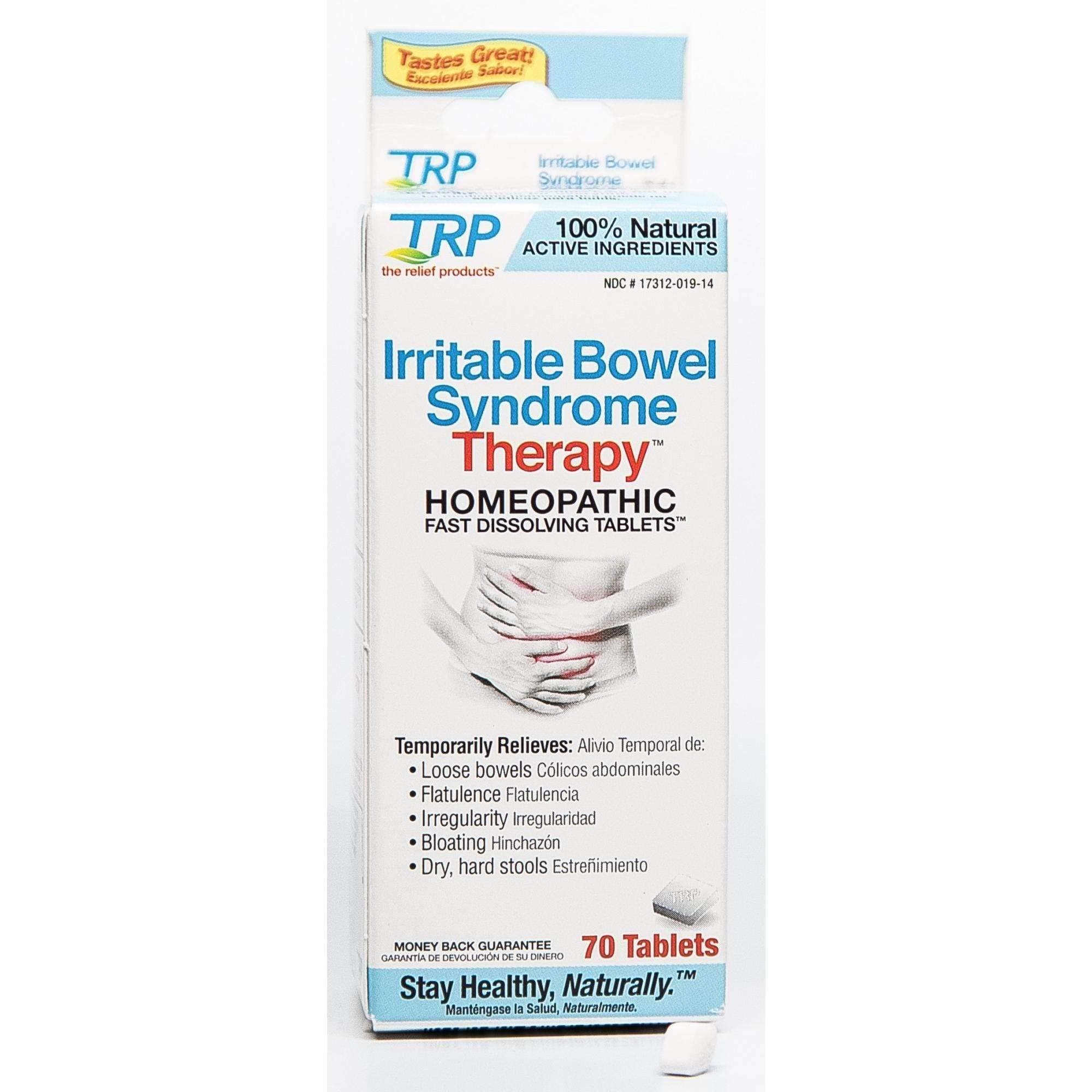 TRP Homeopathic Irritable Bowel Syndrome Therapy, 70 Tablets Per Bottle (3 Bottles)