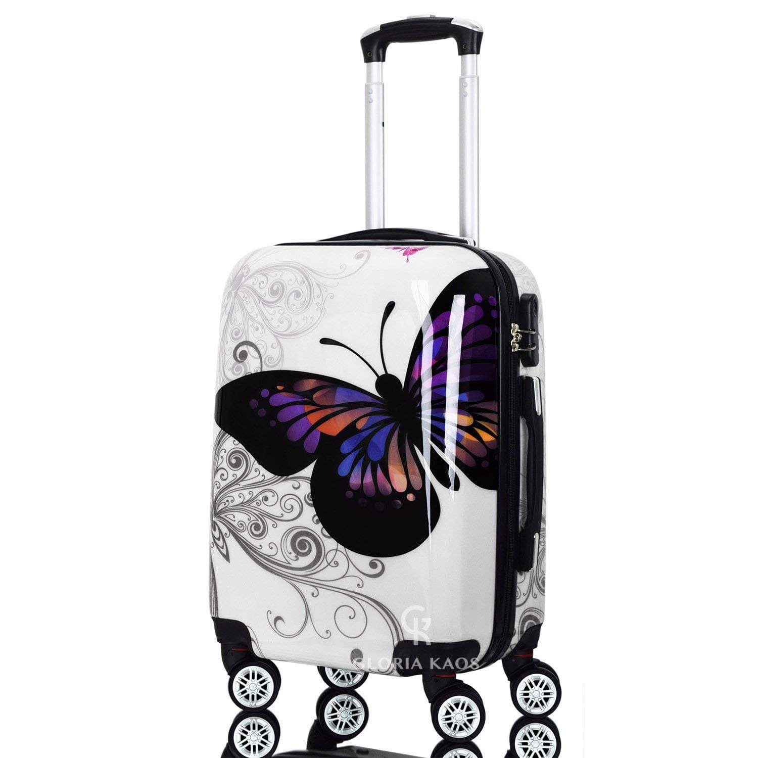 Gloria Kaos - Hand Luggage Trolley Ultra Light Suitcase Made of Ultra-light Flexible Polycarbonate 55cm