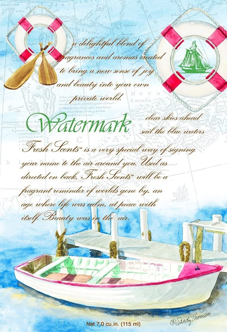 Fresh Scents Scented Sachets-Watermark, Lot of 6, 15.2 x 10.2 x 2.5 cm