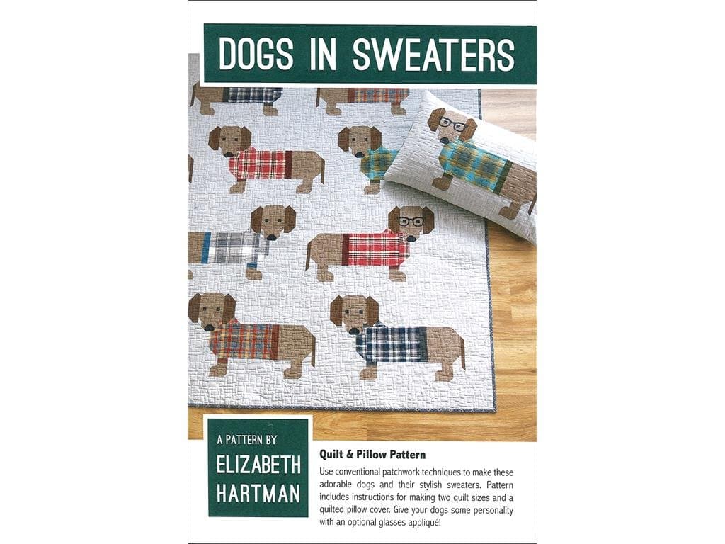 Elizabeth HartmanPtrn Dogs in Sweaters Pattern