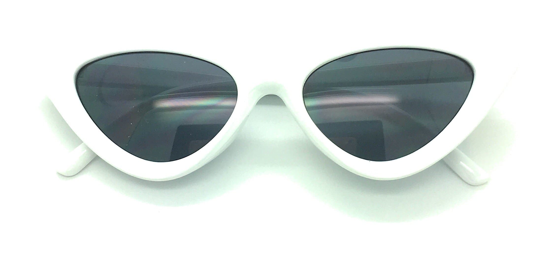 Cat Eye Retro Vintage Tinted Lens Clout Goggles Sunglasses
