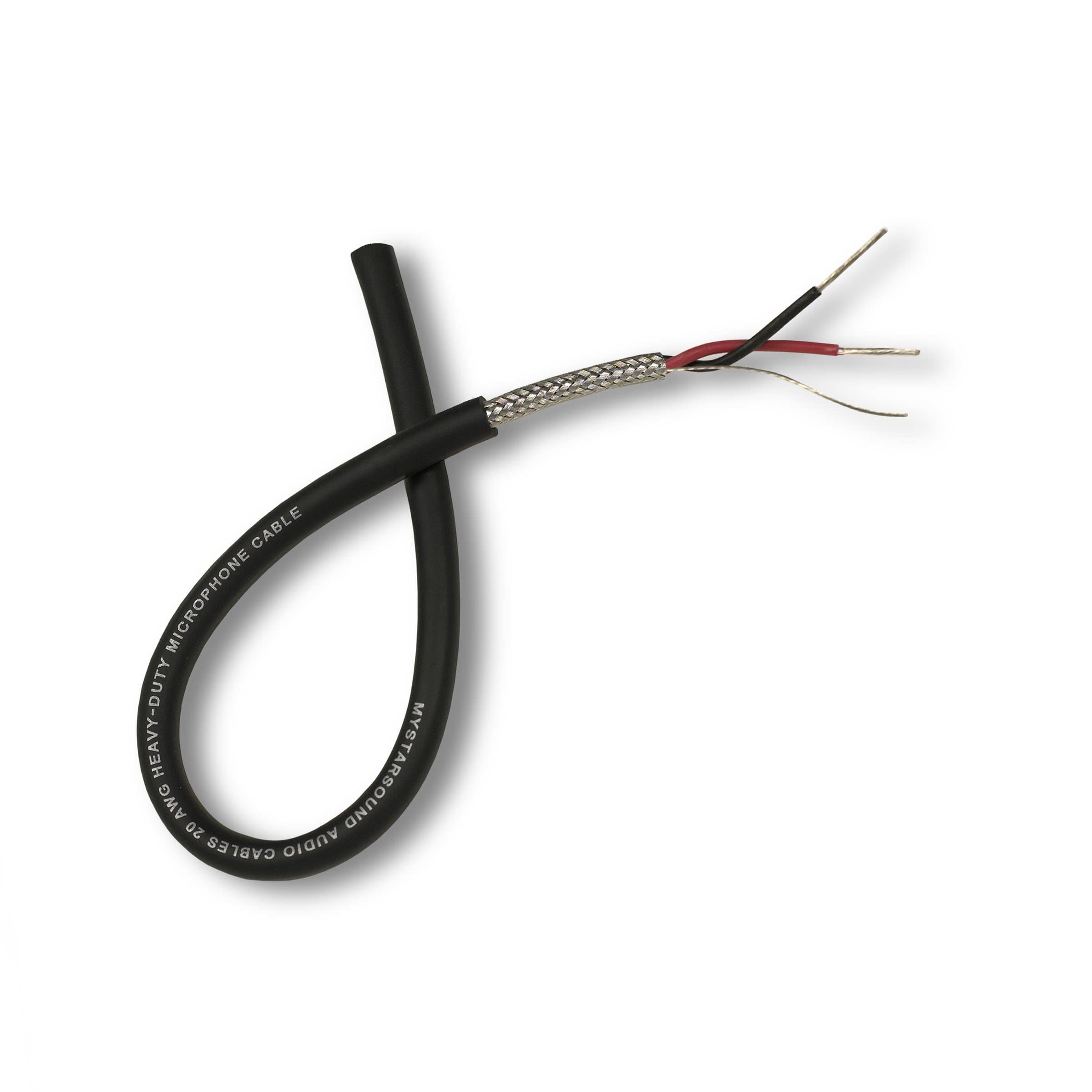 Microphone Wire/Cable Bulk 20 Gauge 95% Shielding USA Made Hi End (25 Ft)