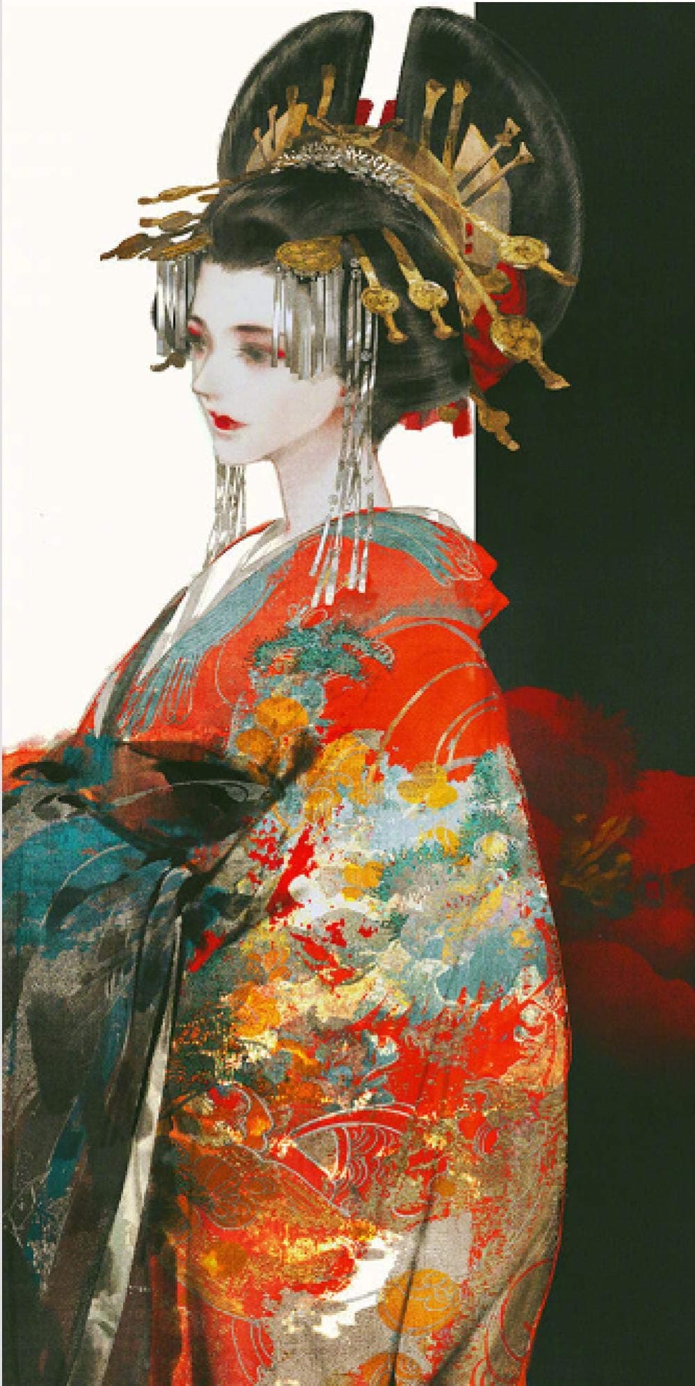 Conradsha - Jigsaw Puzzles for Adults 1000 Piece - Japanese Classical Beauty - Kids Puzzles Toys Educational Puzzles Jigsaw