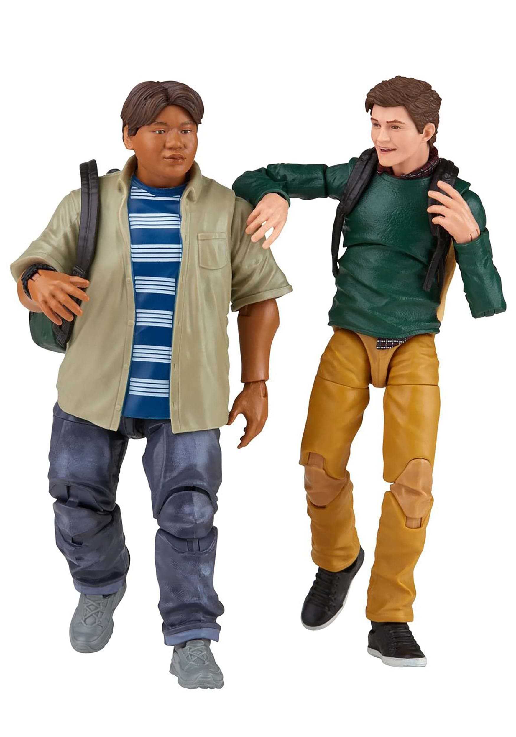 Hasbro Marvel Legends Series Spider-Man 60th Anniversary Peter Parker and Ned Leeds MCU 2-Pack 15-cm Action Figures, 7 Accessories, Multicolor,F3457