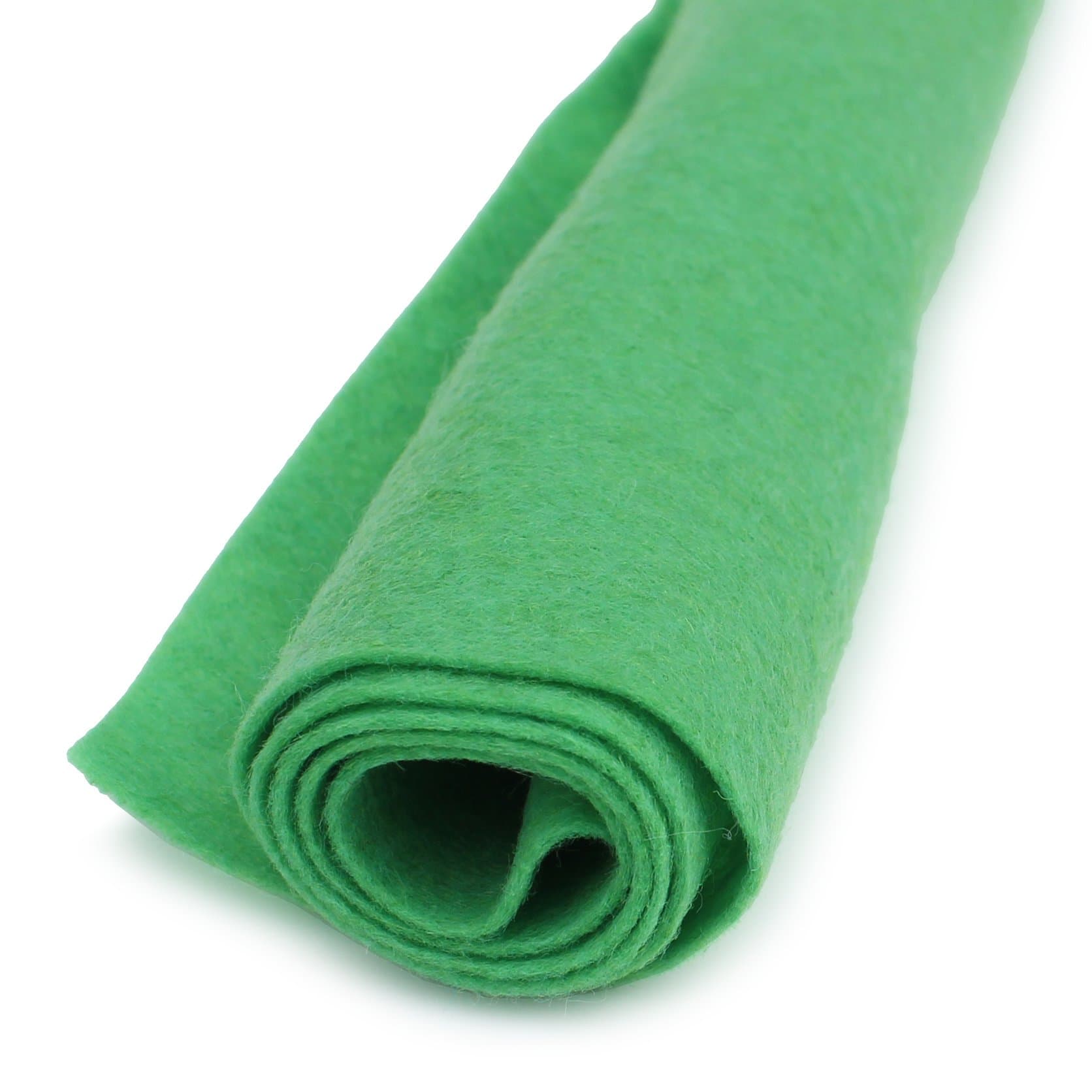 Magical Forest Green - Wool Felt Oversized Sheet - 35% Wool Blend - 3 12x18 inch Sheets