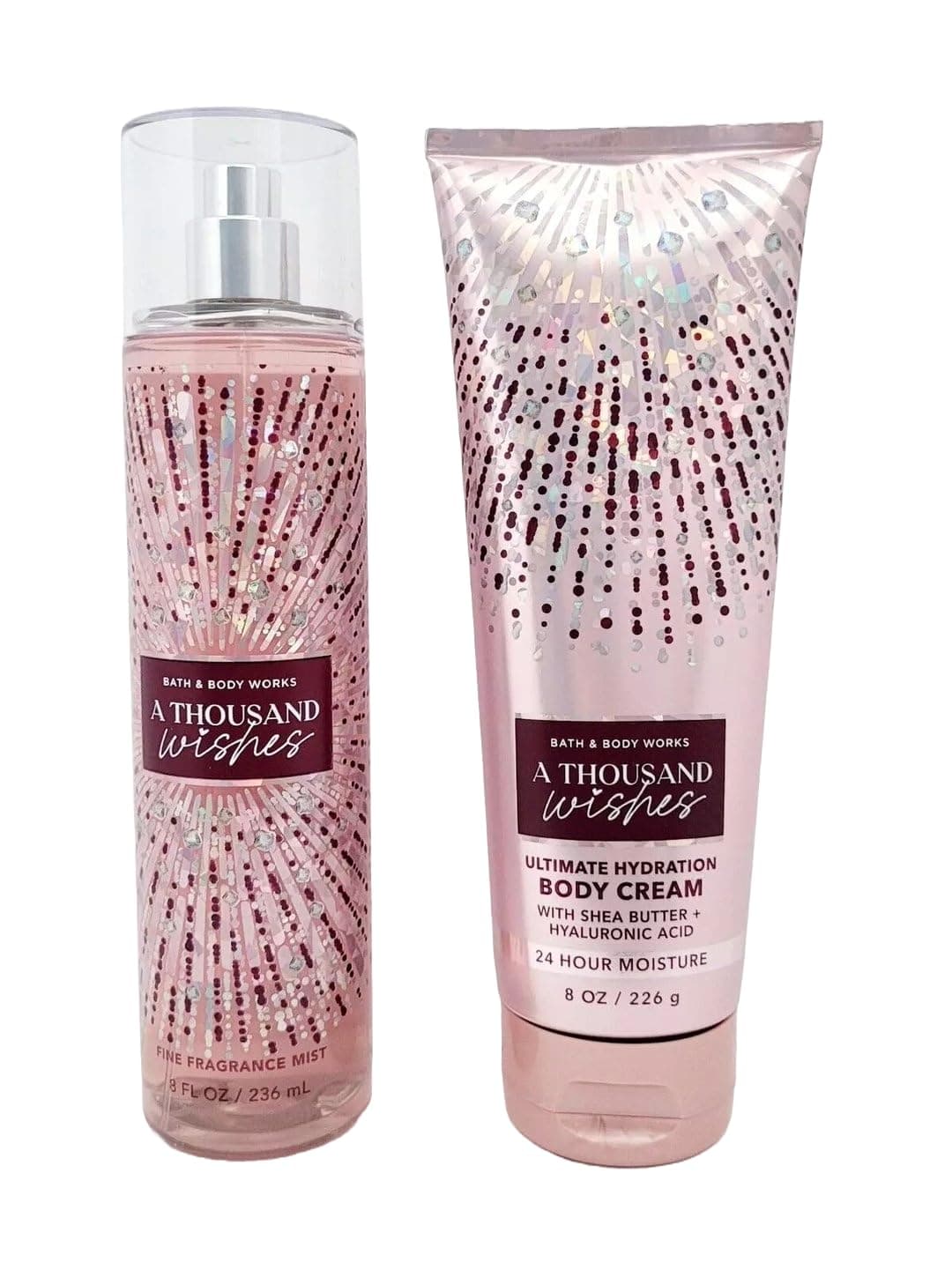Signature Collection - A Thousand Wishes- Gift Set- Fine Fragrance Mist & Ultra Shea Body Cream by Bath & Body Works