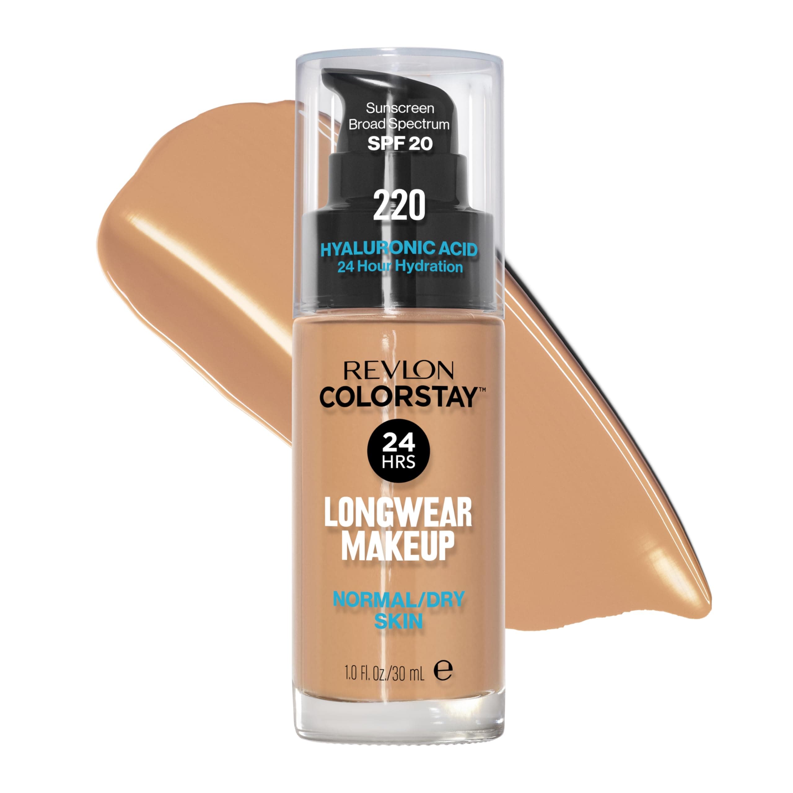 Revlon Colorstay 24Hrs Make-Up Spf 20 (220 Natural Beige Pro Normelni I Suchou Plee) 30ml/1.0oz