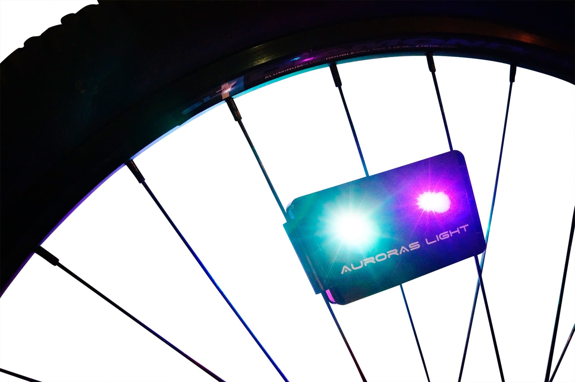 Auroras Rechargeable Bike 4 LED Bicycle Spoke Light