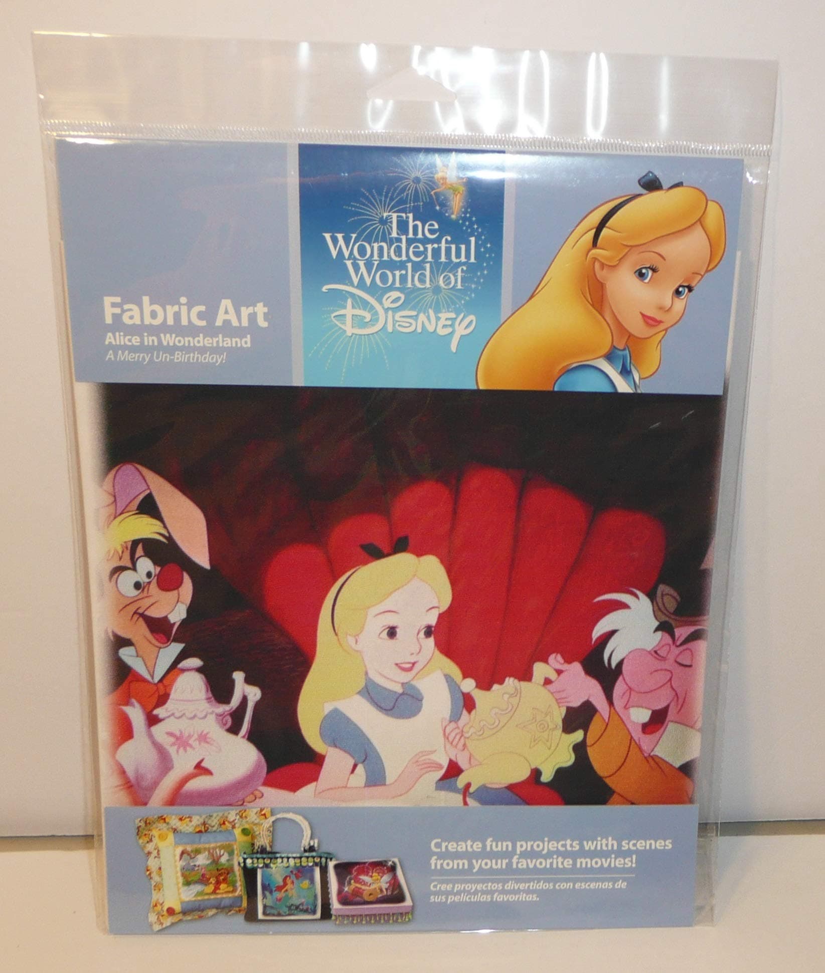 The Wonderful World of Disney Fabric Alice in Wonderland A Merry Un-Birthday