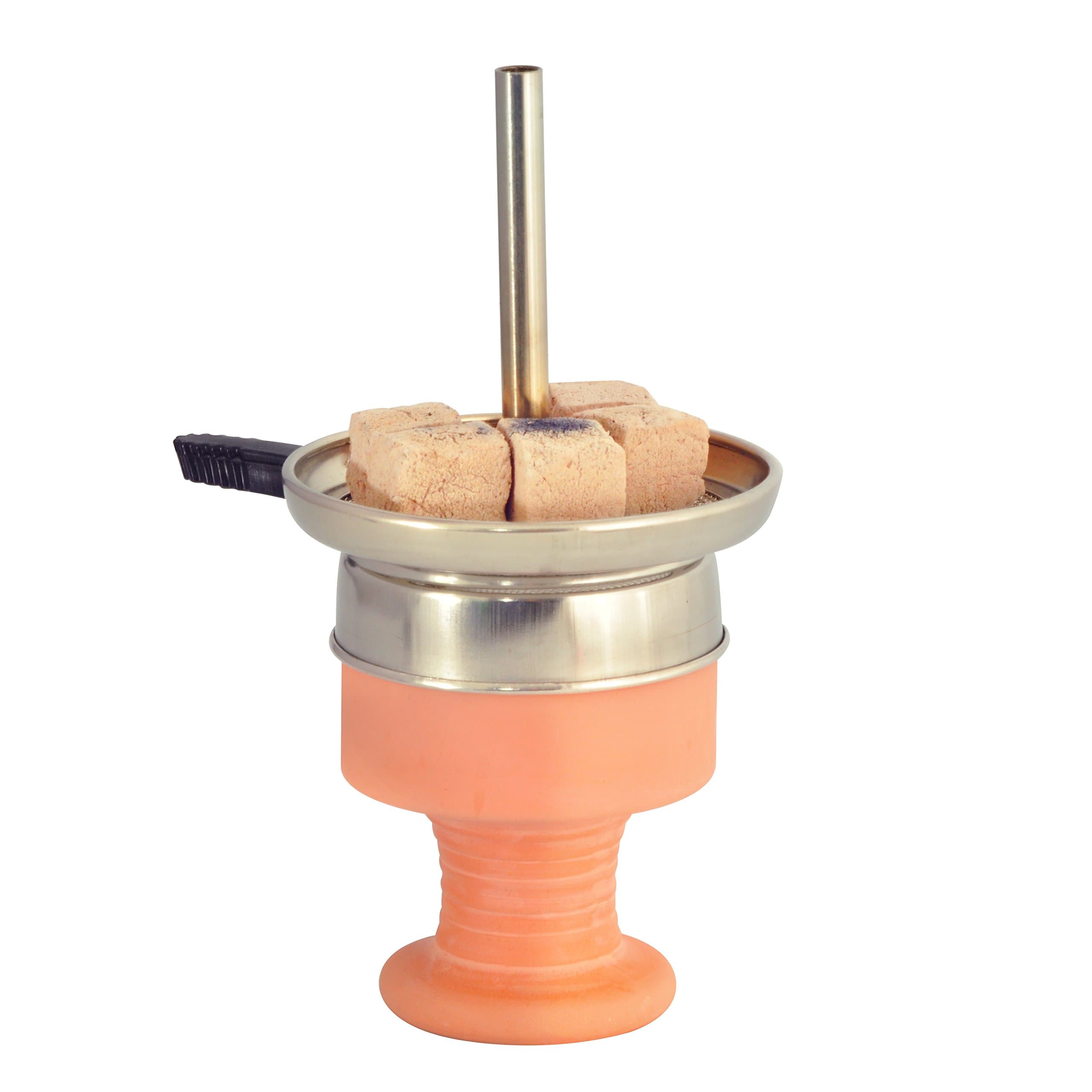 Shisha Kaminkopf-Set with Handle, Tobacco Head, Table Pot with Fireplace for Water Pipes