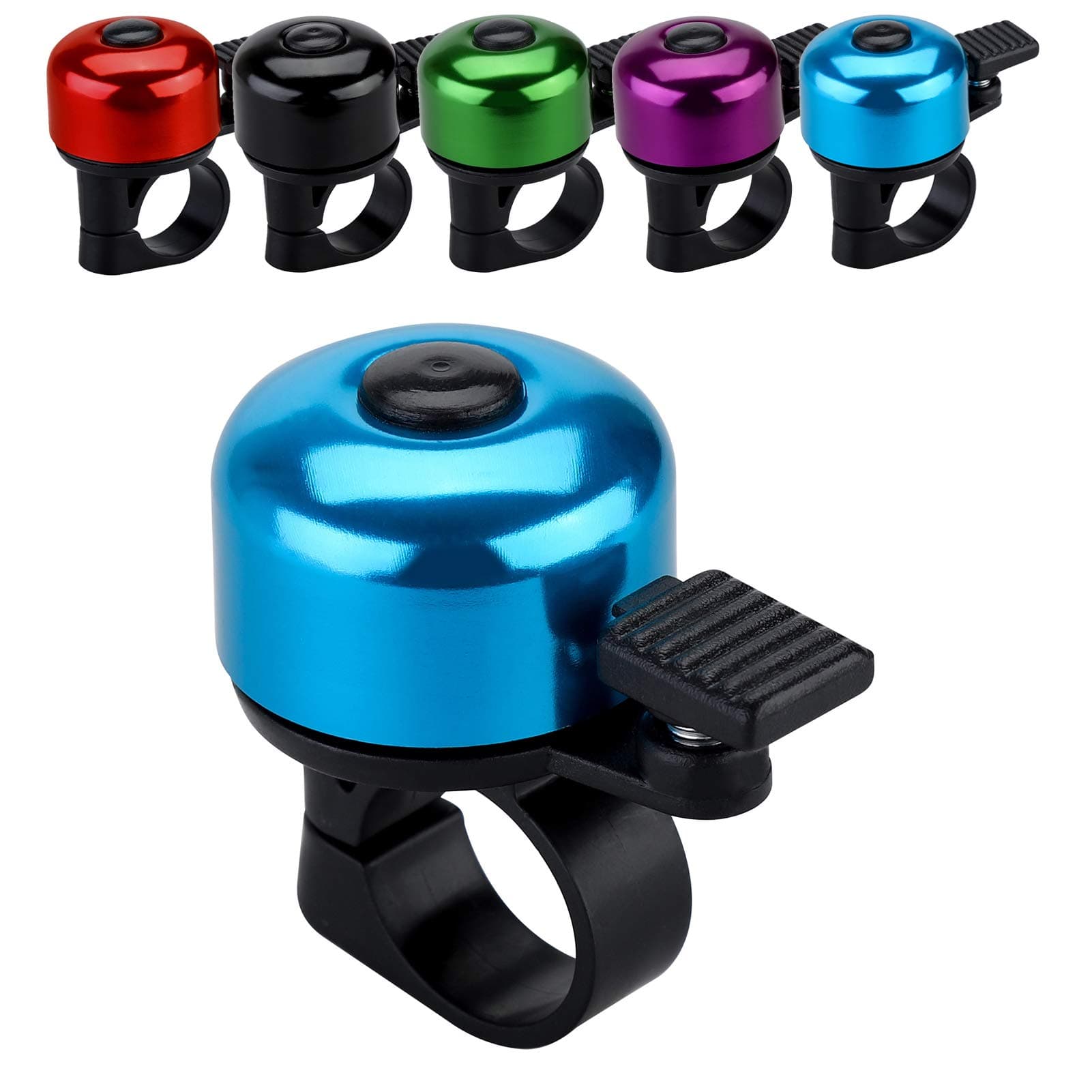 Bike Bell Bicycle Bell with Loud Crisp Clear Sound, Road and Mountain Bike Bell Adults Kids(8 colors)