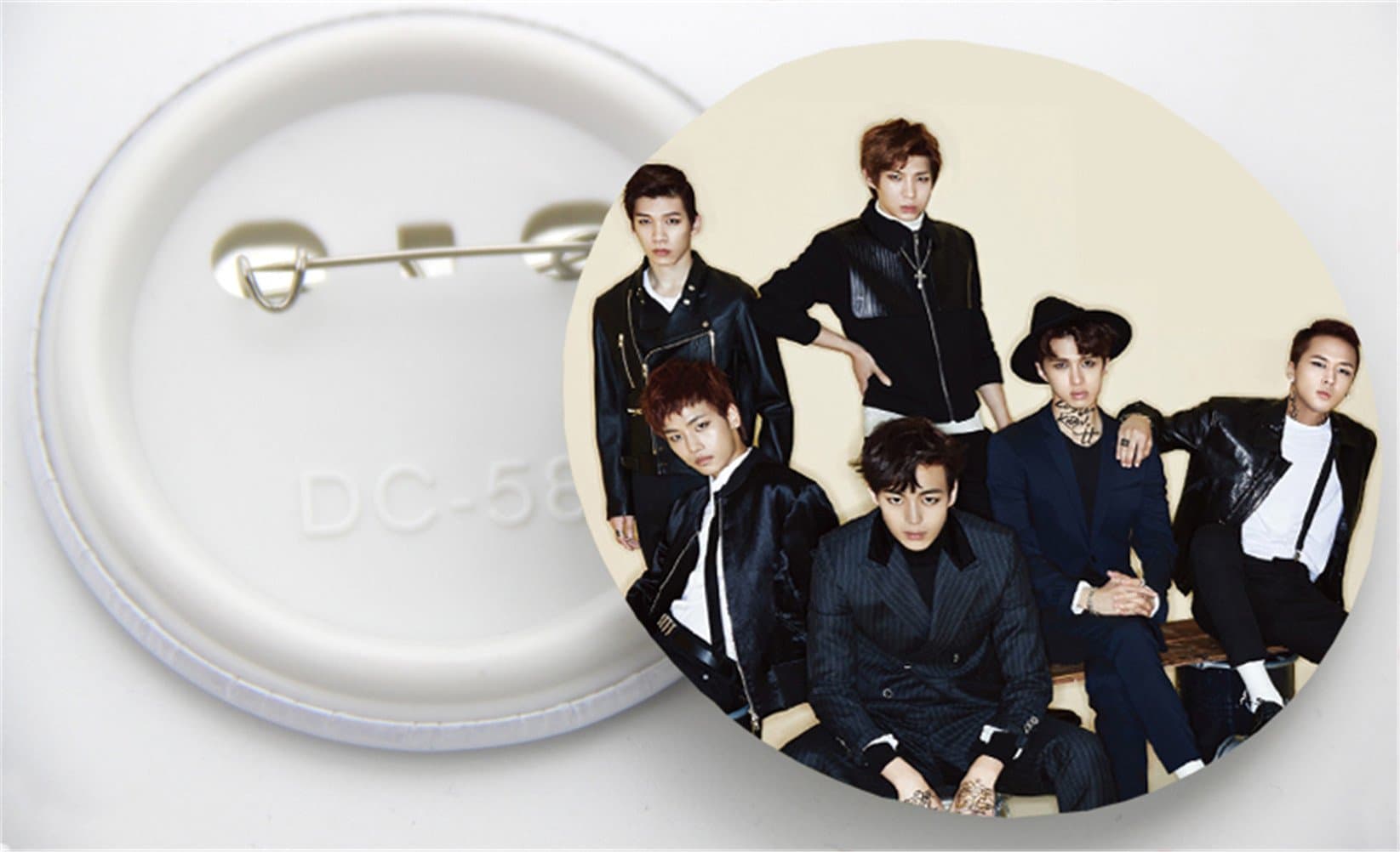 KPOP VIXX Lastest Second Mini Album Error Badge/Brooch N Ken Hyuk Chest Pin