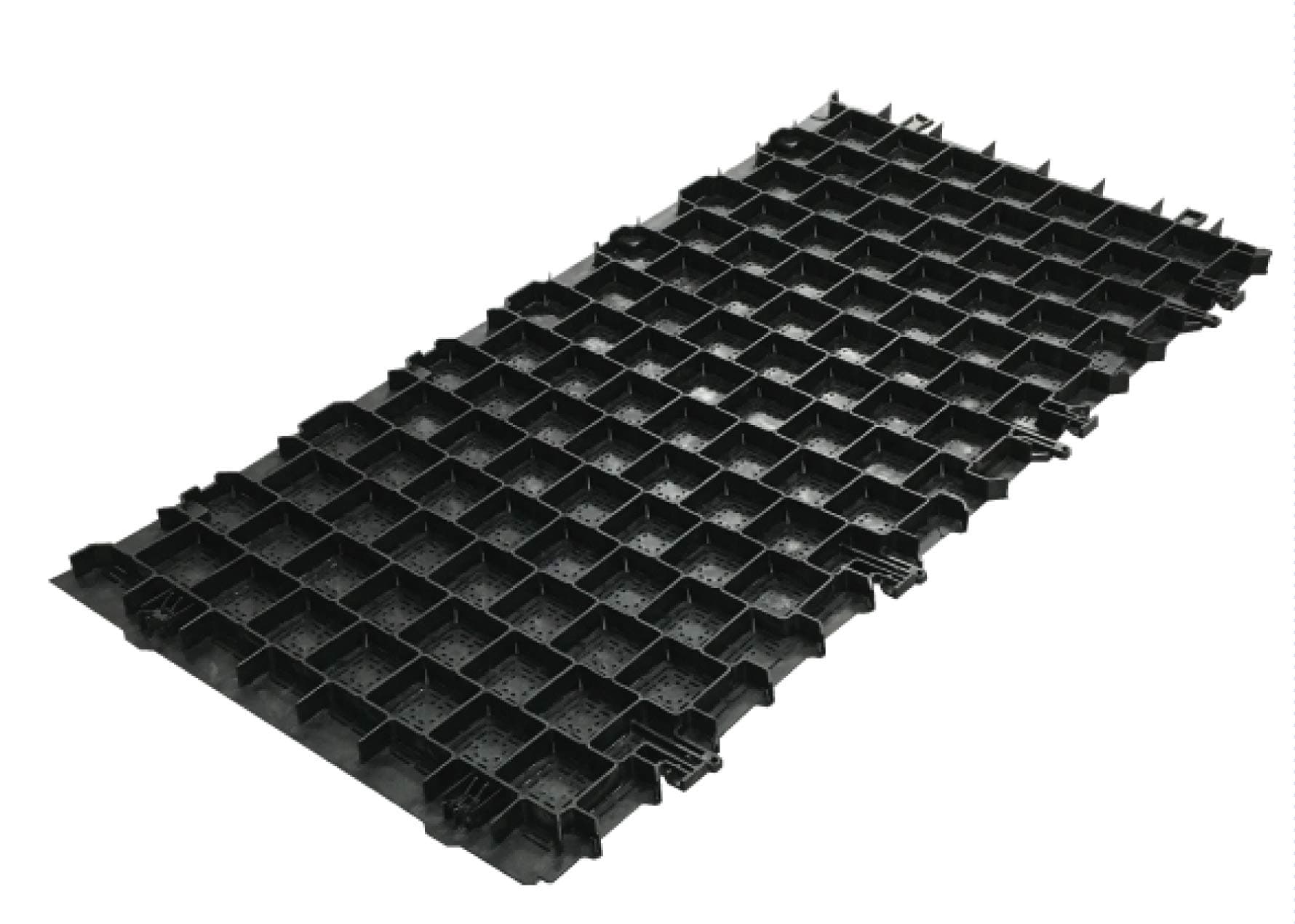 CORE DRIVE CD6530 Gravel Stabilisation is designed for Commercial Areas with heavy traffic flow communal car park gravel grid yard grid | Black, Recycled (5 pack; 1139mmx570mm) 3.24m²
