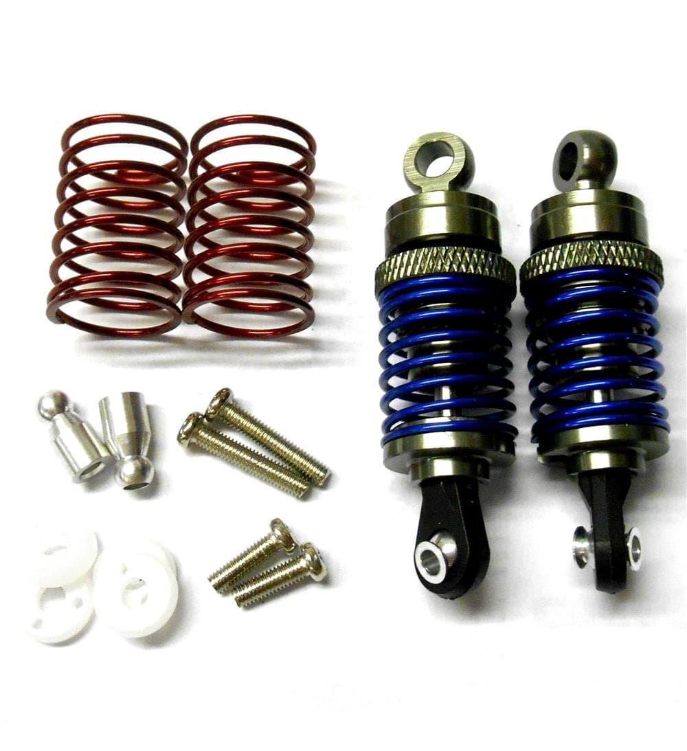 58050T 1/10 Scale RC Alloy Shock Absorbers Damper Set x 2 Titanium 50mm Long