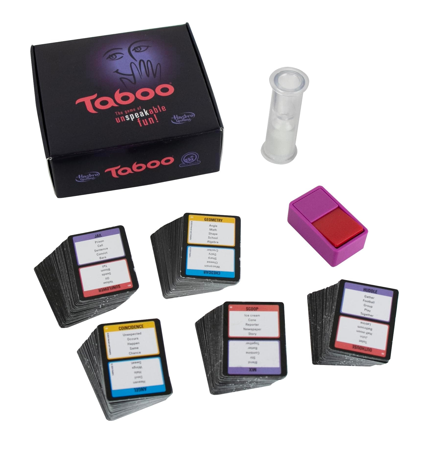 World’s Smallest Taboo – Miniature Compact Edition of The Classic Guessing Game, Portable Party Game for Kids, Teens & Adults (Ages 6+)