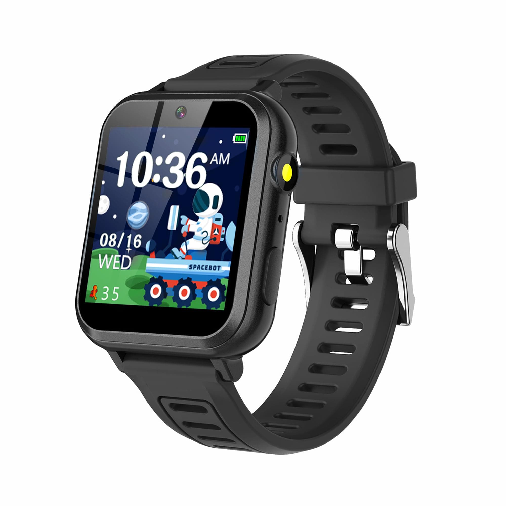 Kids Smart Watch for Kids Boys 3-12 Ages Year Old, with 24 Puzzle Games Camera Music Player Pedometer Alarm Clock Calculator Torch, 12/24 hr Boys Watches, Birthday Gifts Toys for Kids, USB