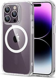 for iPhone 14 Pro Max Case, Camera Control, Compatible with MagSafe, Shockproof Military-Grade Protection, Magnetic Phone Case for iPhone 14 Pro Max, Classic Hybrid Case, Clear
