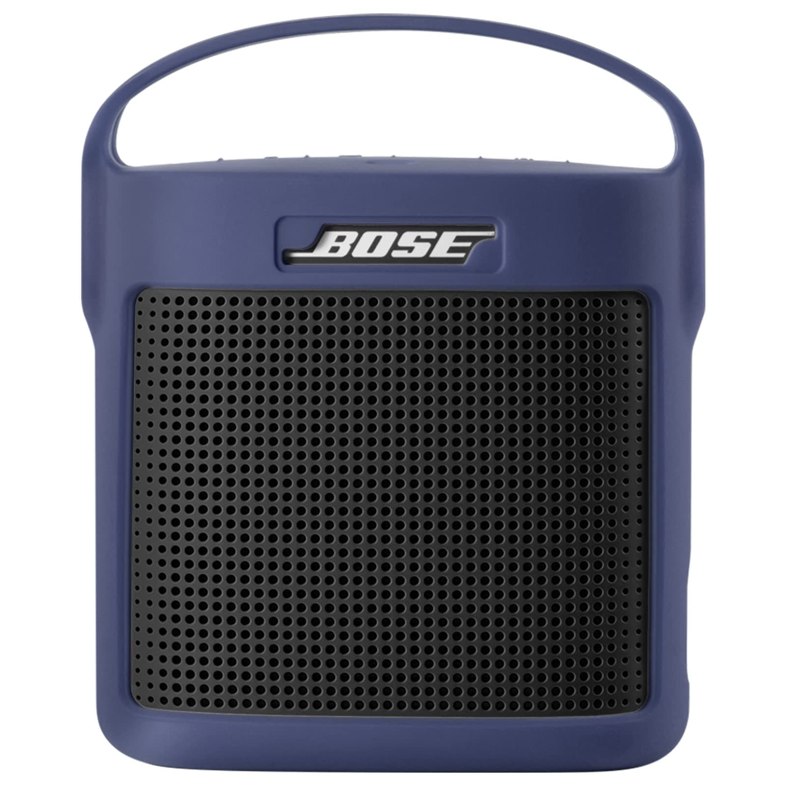 TXEsignSilicone Case Compatible with Bose SoundLink Color Bluetooth Speaker II, Travel Carrying Stand Up Protective Cover with Handle (Midnight Blue)