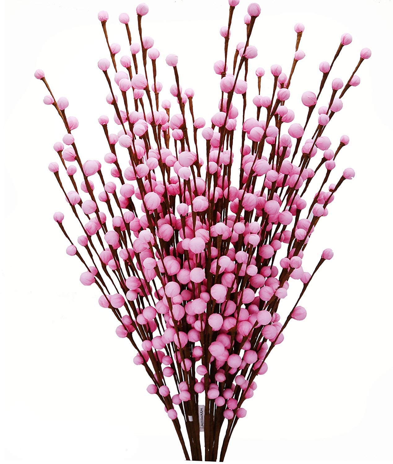 10 Pieces 29.5” Long of Plum Blossom Blooms Artificial Flowers Spray for Wedding Bouquet Posy Table Arrangement for Home Office Party Hotel Restaurant Patio or Yard Decoration(Pink)