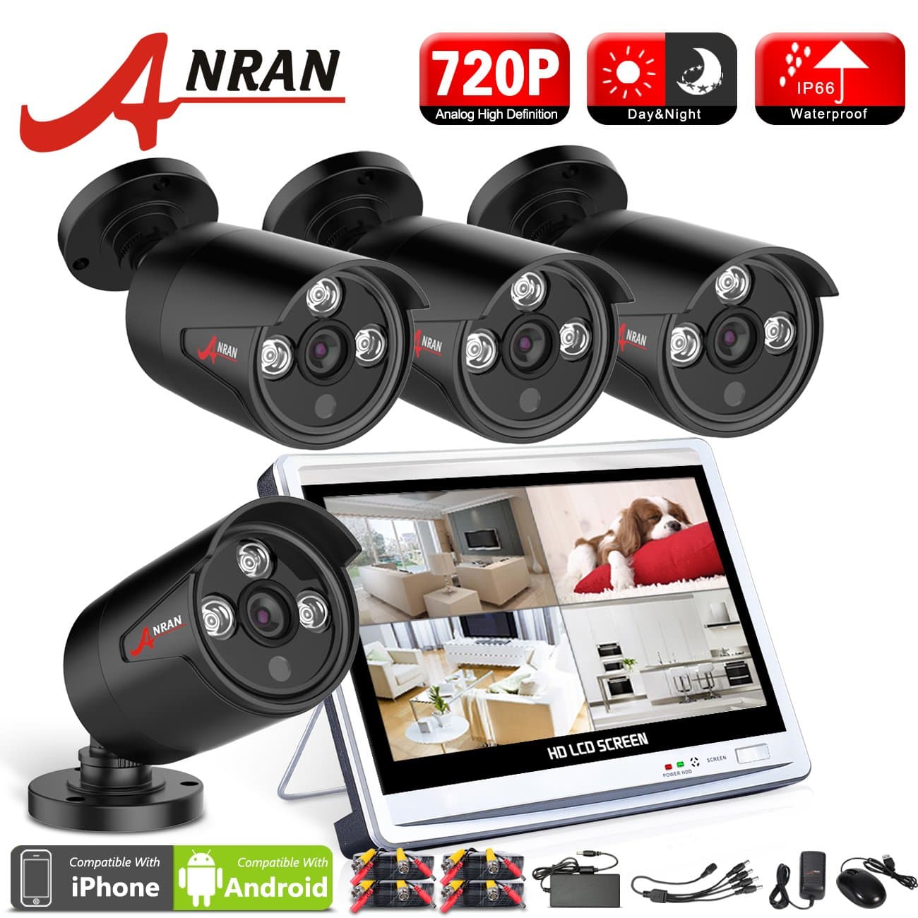 UFO 360° Omni-Directional Reception Outdoor TV Antenna 65 Miles Range with Smartpass Amplified & Built-in 4G LTE Filter for Indoor,Outdoor,RV,Attic Use Support VHF &UHF Digital Signal Grey