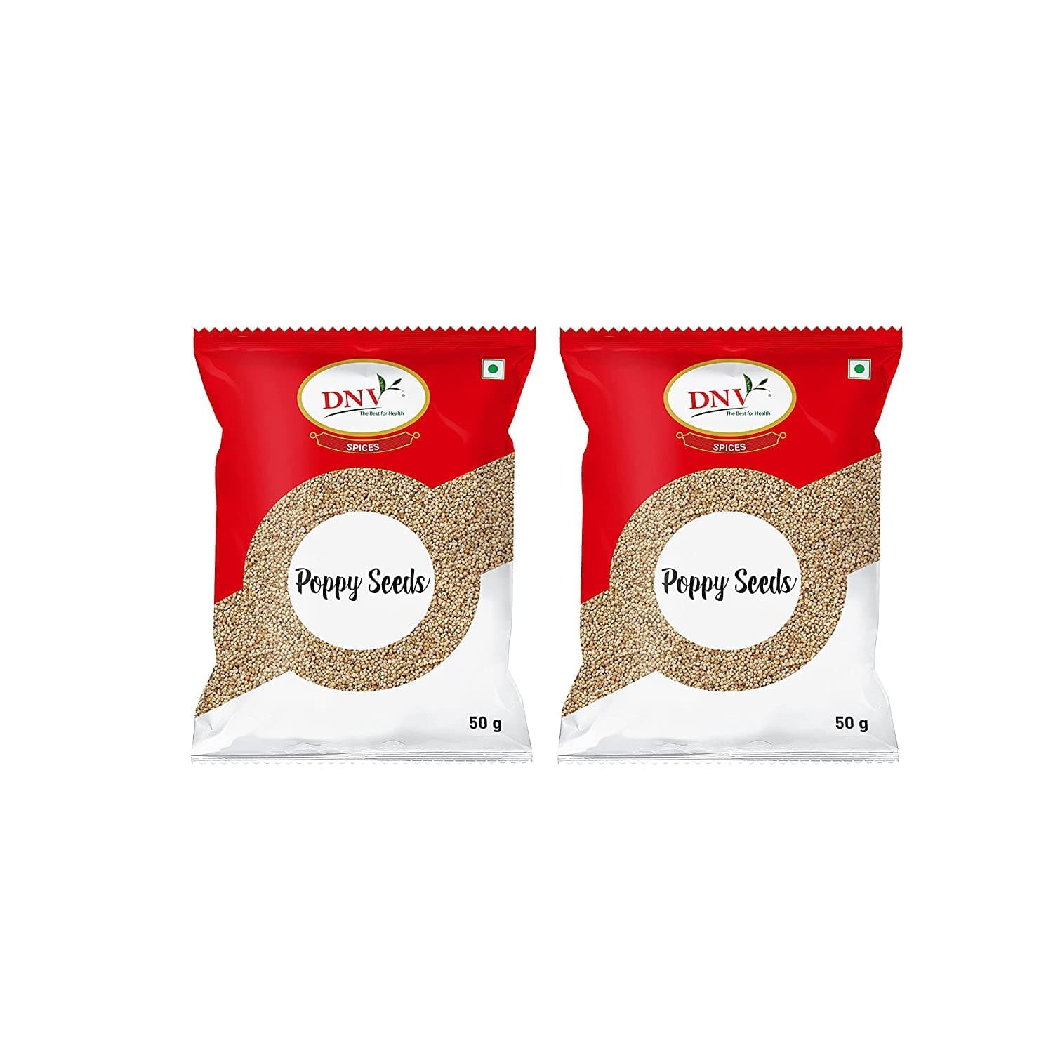 DNV Poppy Seeds, 100Gm | Indian Posto Dana | Khus Khus Posto | Whole Khus Khus | Posto Dana | Indian Posto Dana | Khas Khas | 100% Pure (50 Gm, Pack Of 2)