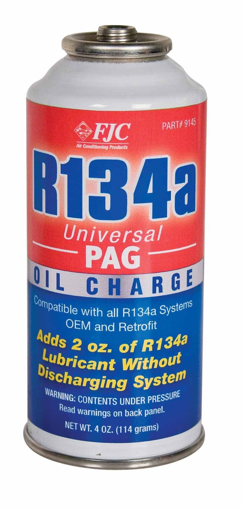 FJC Universal PAG R134a Oil Charge, 4 oz. (9145)
