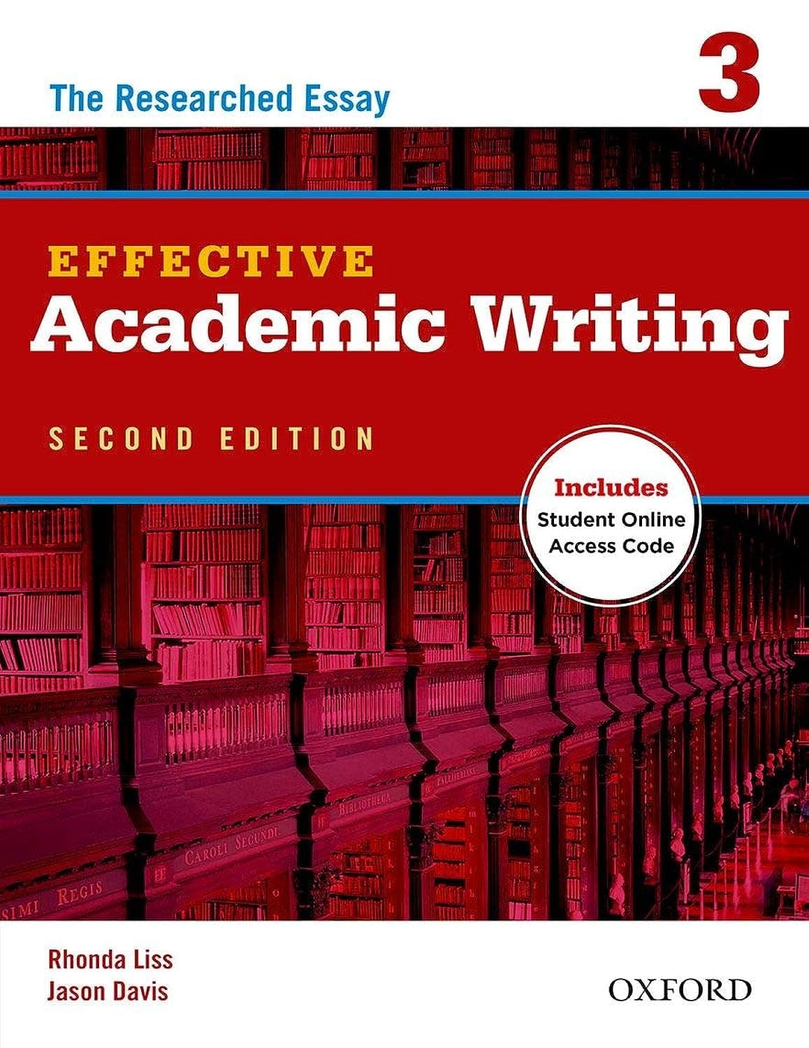 EFFECTIVE ACADEMIC WRITING SECOND EDITION 3 STUDENT BOOK