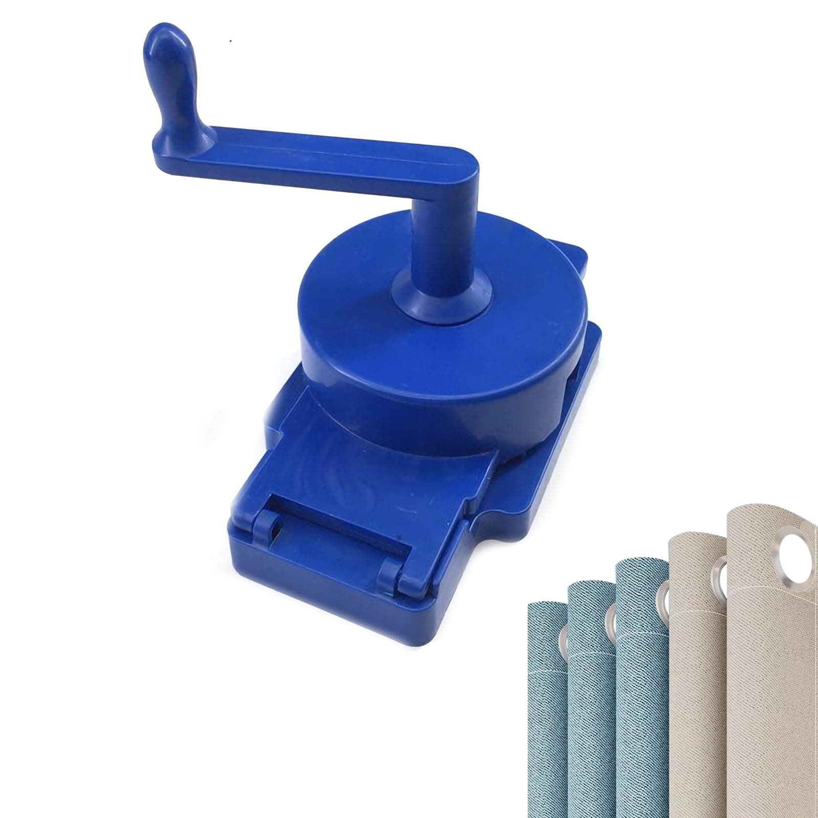 Rotary Curtain Puncher 1.9-2Inch, Adjustable Fabric Grommet Tool Kit Roman Ring Eyelet Installation Setter, Manual Hole Punch Cutter