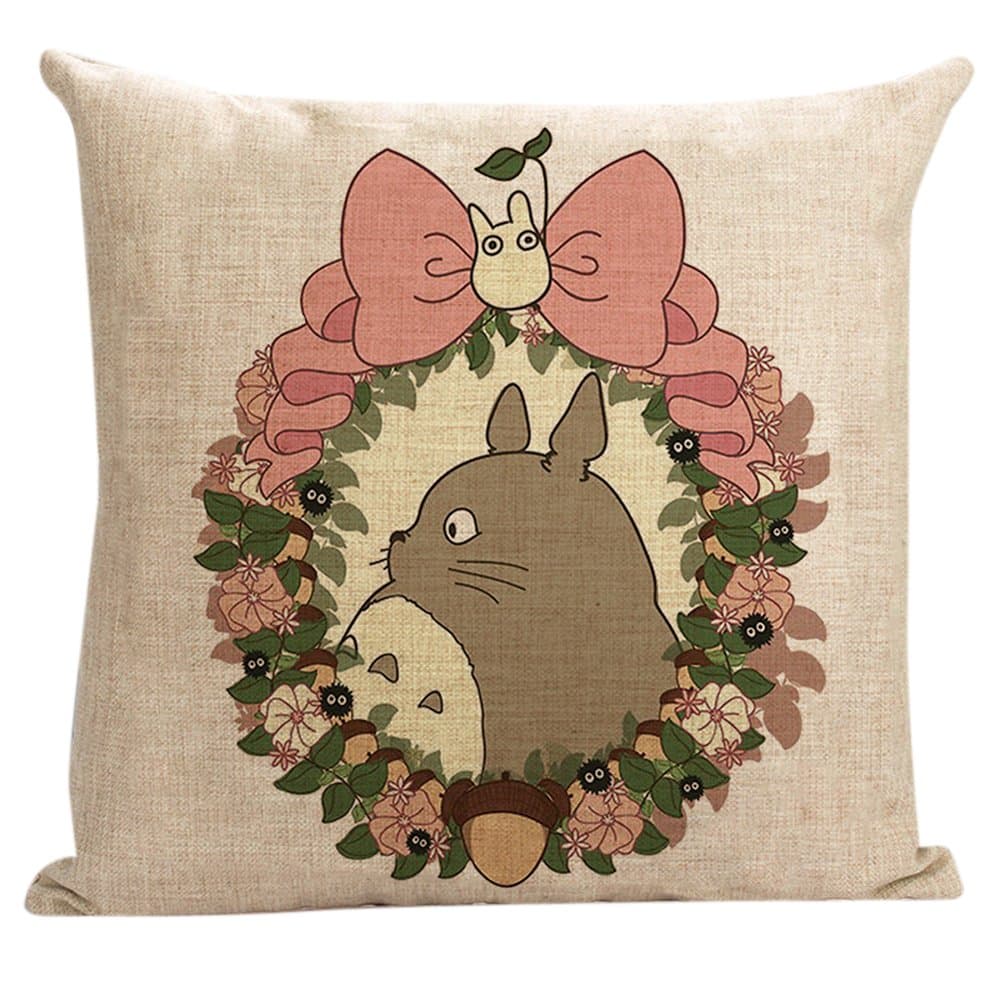 Warm-life New Style My Neighbor Totoro Throw Pillow Cover (Totoro1)