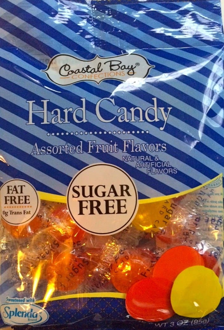 Coastal Bay Sugar Free, Fat Free, Hard Candy, Assorted Fruit Flavors, 3 0z. Bag