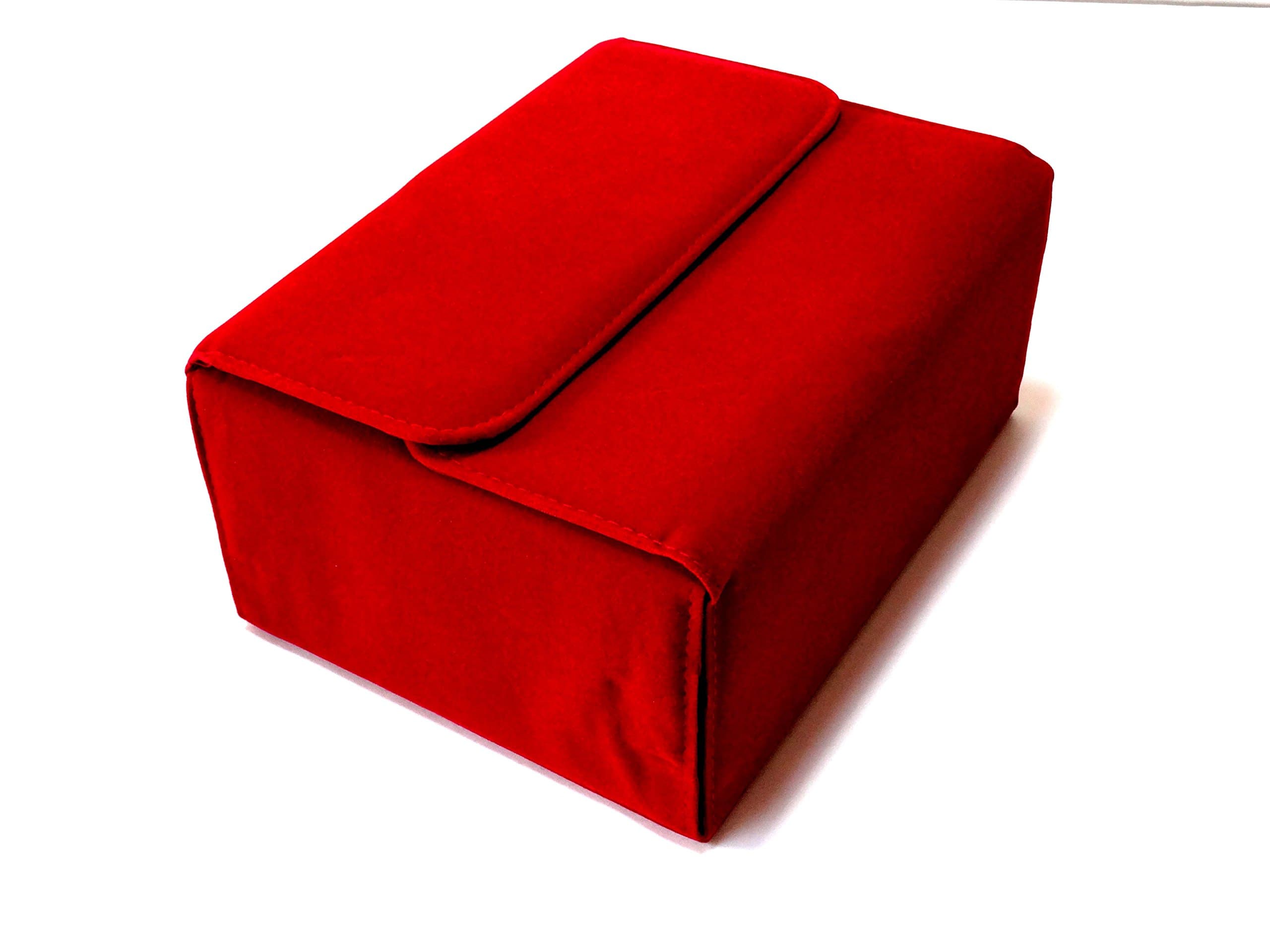 GirijaGirija Velvet Red Necklace Folder Pouch 4 Sets