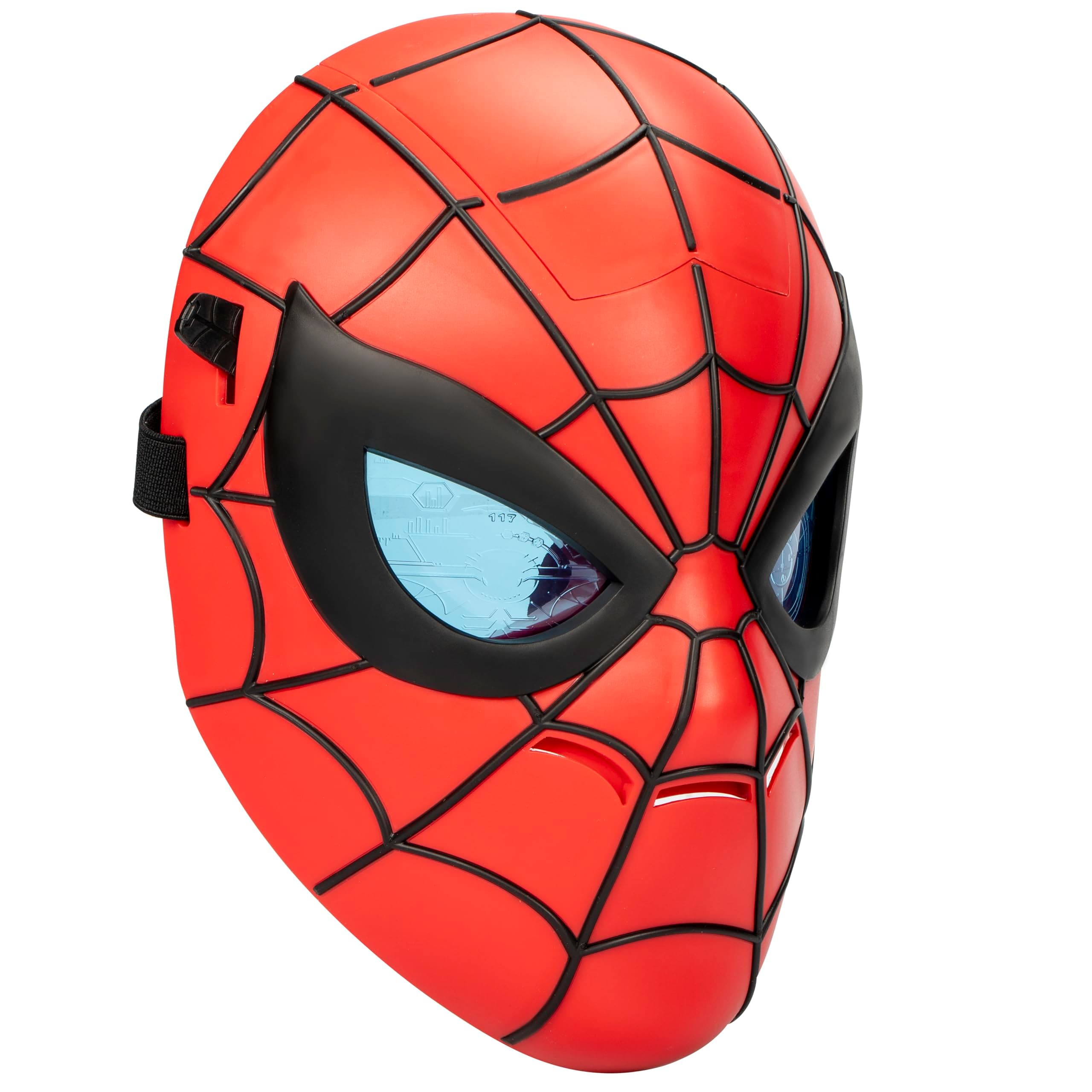 SPIDER-MAN Marvel Glow FX Roleplay Mask For Kids Ages 5+, Super Hero Costume Accessory With Light-Up Lens And Adjustable Strap, Entertainment-Inspired Design