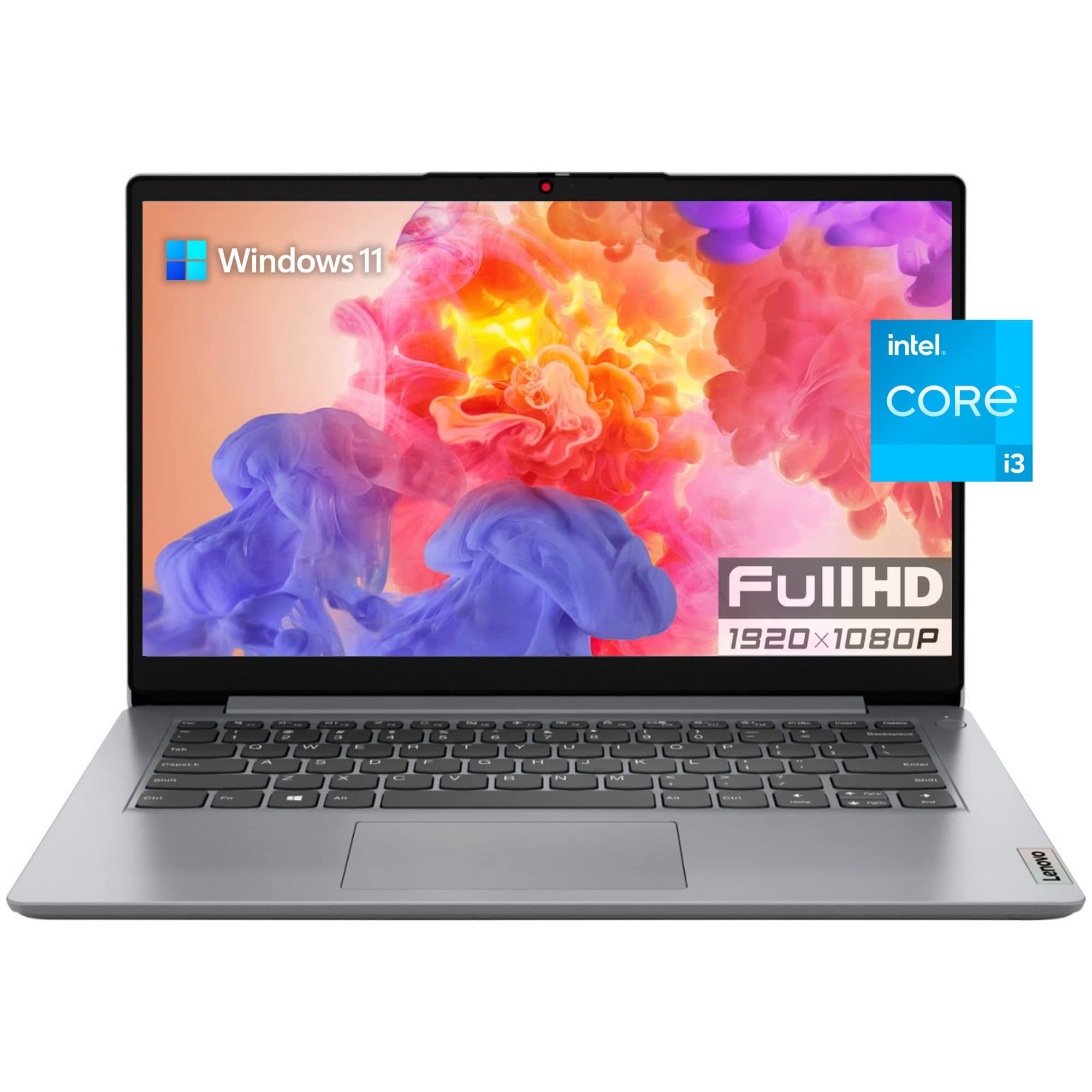 Lenovo (Upgraded) IdeaPad Business and Student Essential Laptop,14'' Full HD Display, 8GB RAM, 1TB SSD Storage, Intel CORE i3-13TH Processor (Up to 4.10 GHz), HDMI, Windows 11, Gray UPGRADED