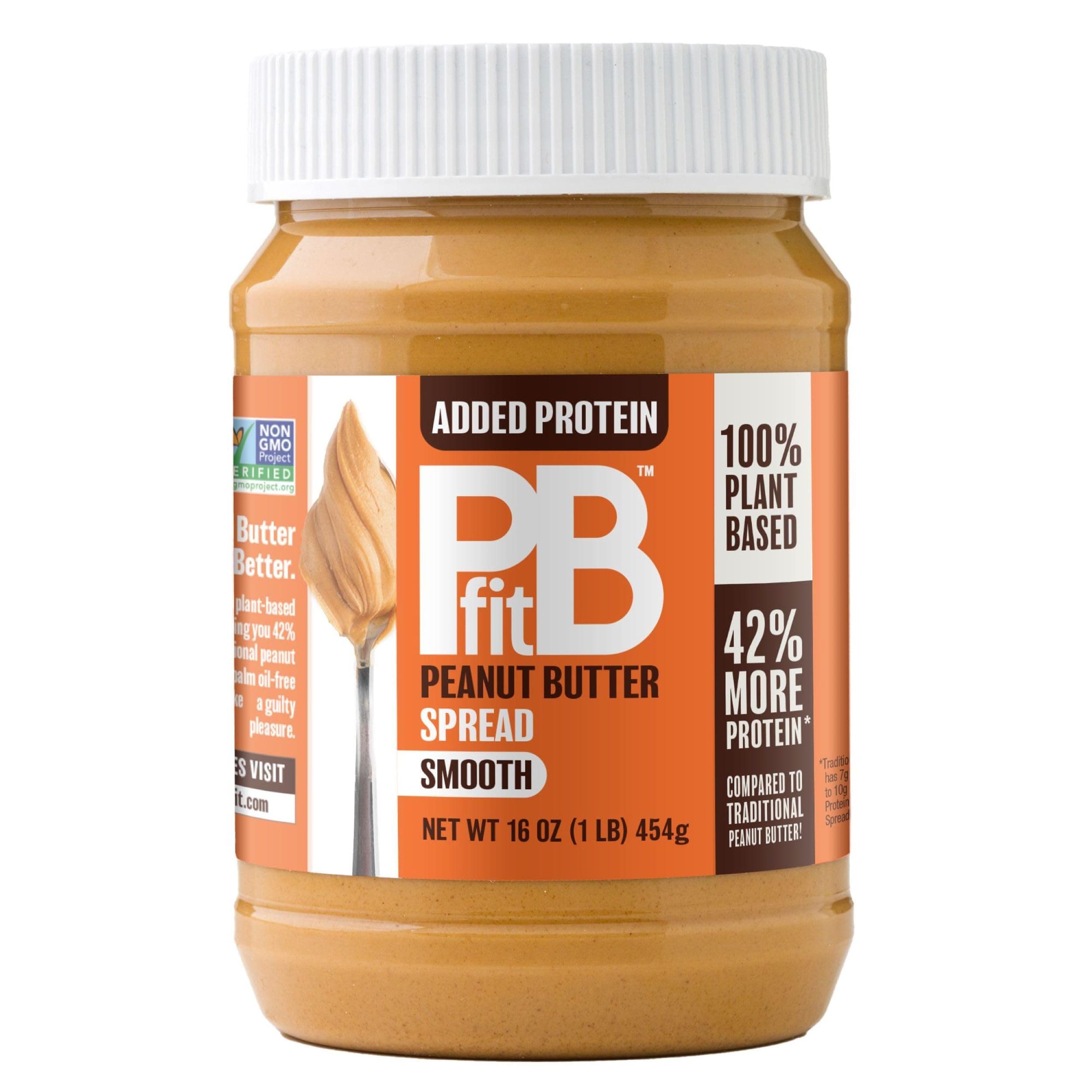 PBfit Peanut Butter, Protein-Packed Spread, Peanut Butter Spread, 16 Oz