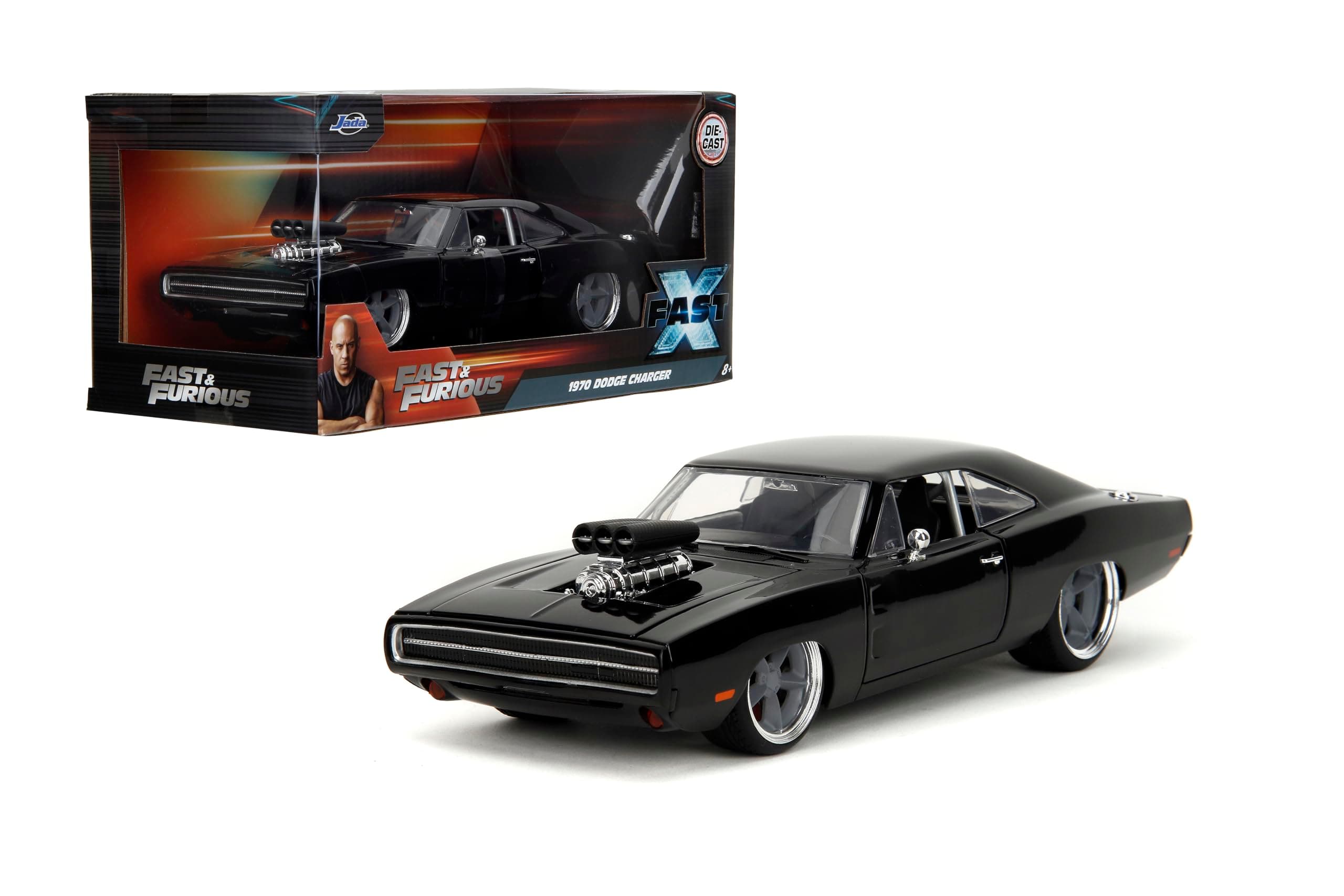 Toys Fast & Furious Fast X 1:24 1970 Dodge Charger Die-Cast Car